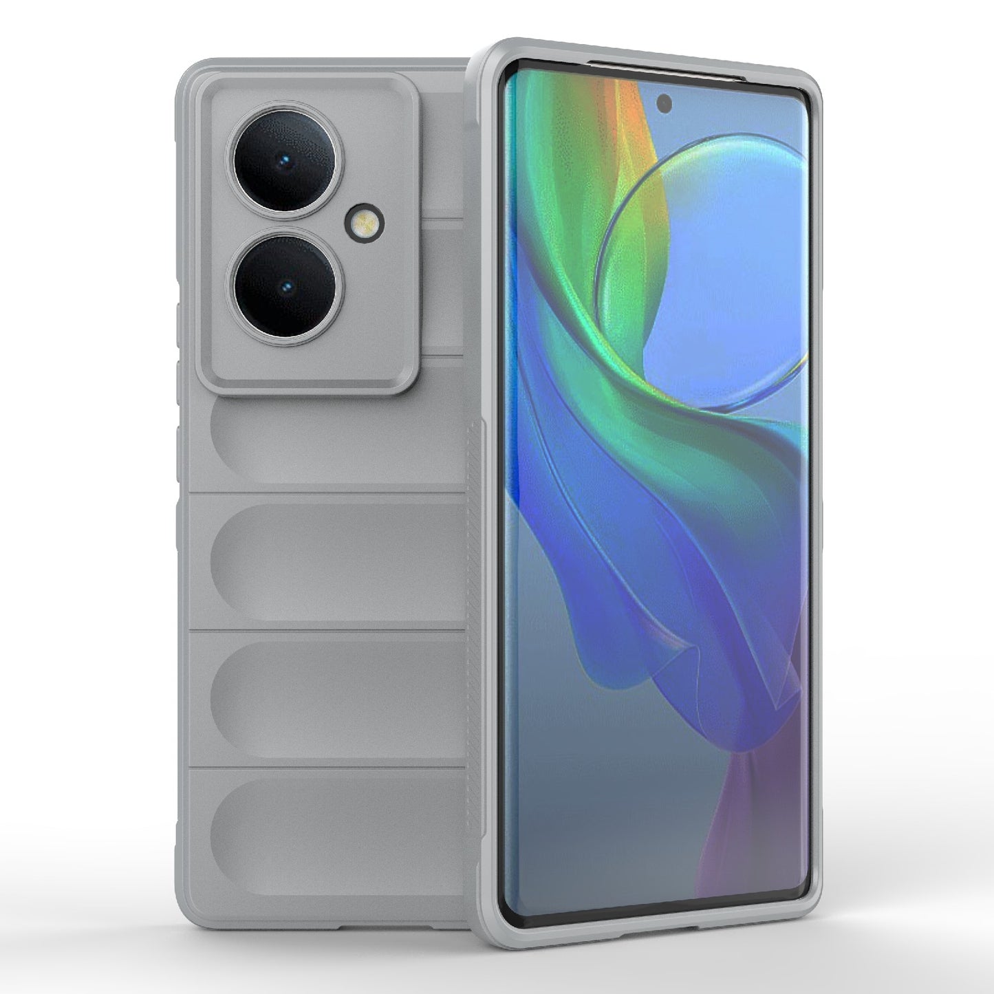 For vivo Y78+ Global Magic Shield TPU + Flannel Phone Case - Stylish, Durable, and Lightweight Protection