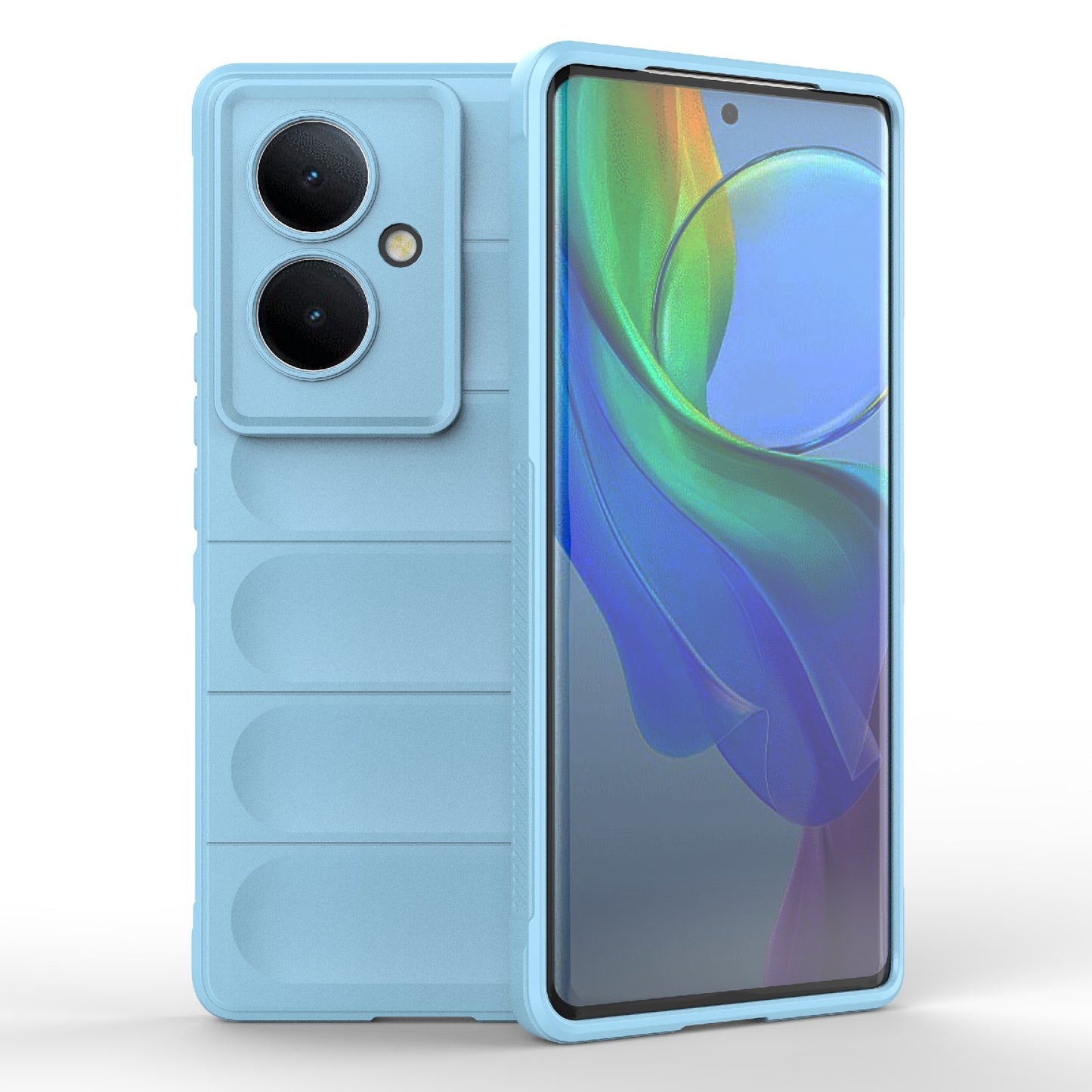 For vivo Y78+ Global Magic Shield TPU + Flannel Phone Case - Stylish, Durable, and Lightweight Protection
