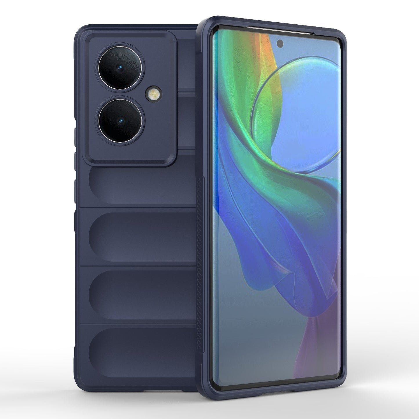 For vivo Y78+ Global Magic Shield TPU + Flannel Phone Case - Stylish, Durable, and Lightweight Protection