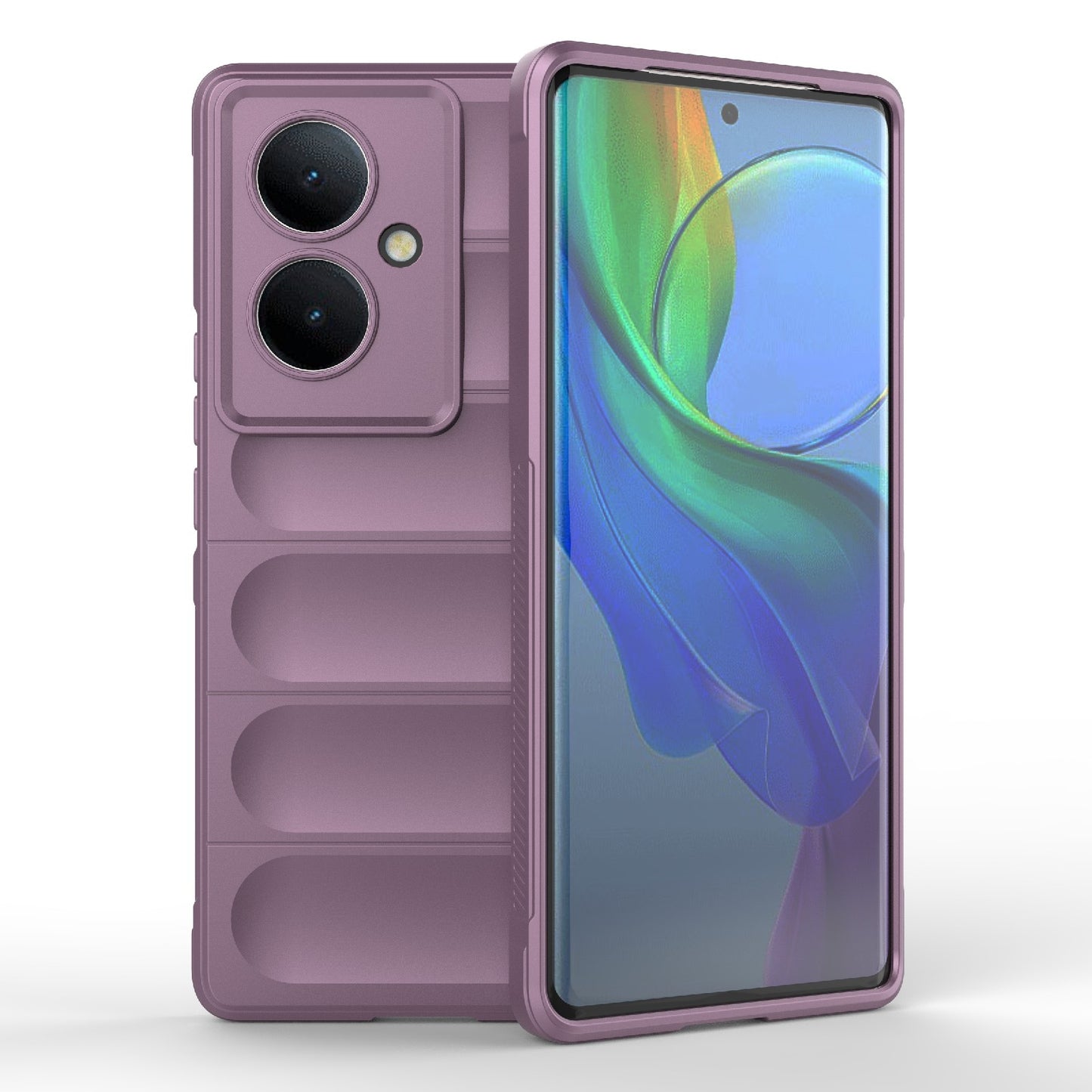 For vivo Y78+ Global Magic Shield TPU + Flannel Phone Case - Stylish, Durable, and Lightweight Protection