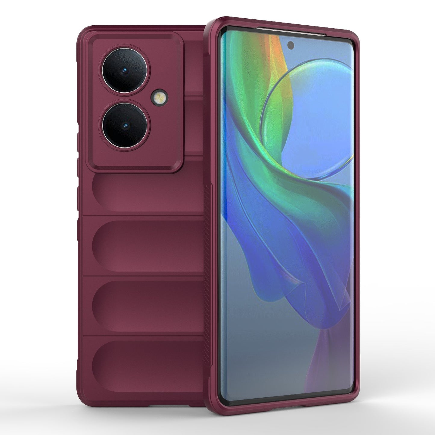 For vivo Y78+ Global Magic Shield TPU + Flannel Phone Case - Stylish, Durable, and Lightweight Protection