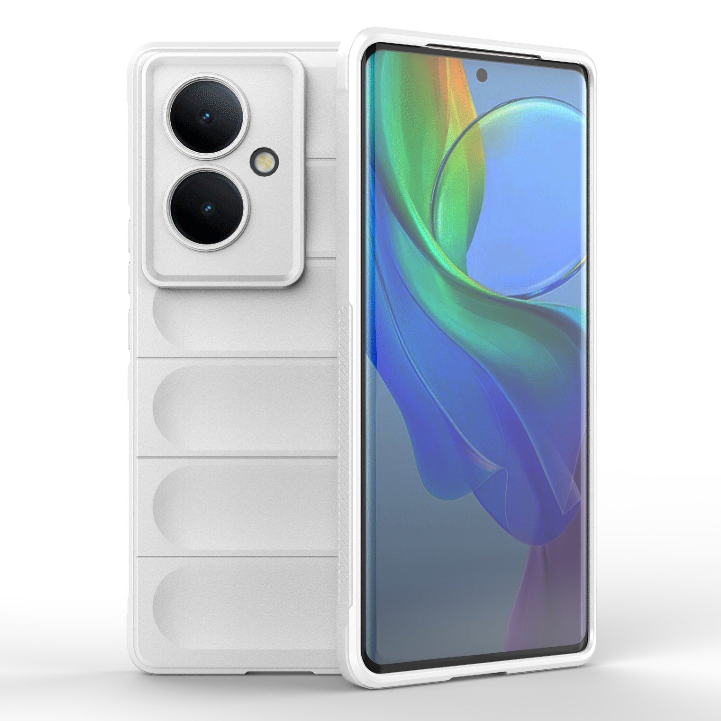 For vivo Y78+ Global Magic Shield TPU + Flannel Phone Case - Stylish, Durable, and Lightweight Protection