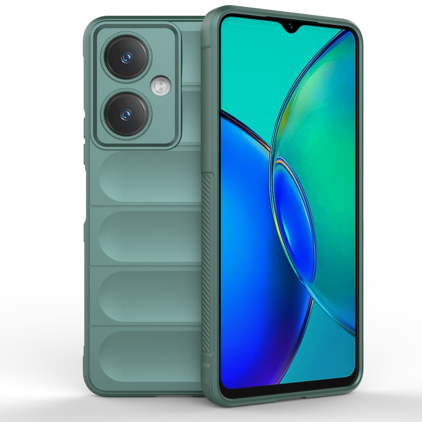 For vivo Y27 4G Global Magic Shield TPU + Flannel Phone Case - Stylish, Durable, and Lightweight Protection