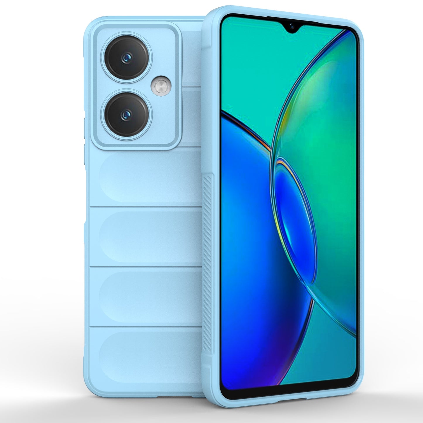 For vivo Y27 4G Global Magic Shield TPU + Flannel Phone Case - Stylish, Durable, and Lightweight Protection