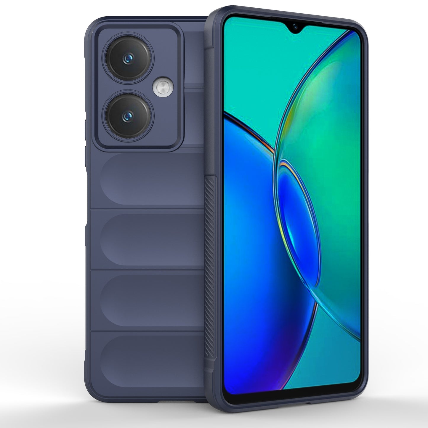 For vivo Y27 4G Global Magic Shield TPU + Flannel Phone Case - Stylish, Durable, and Lightweight Protection