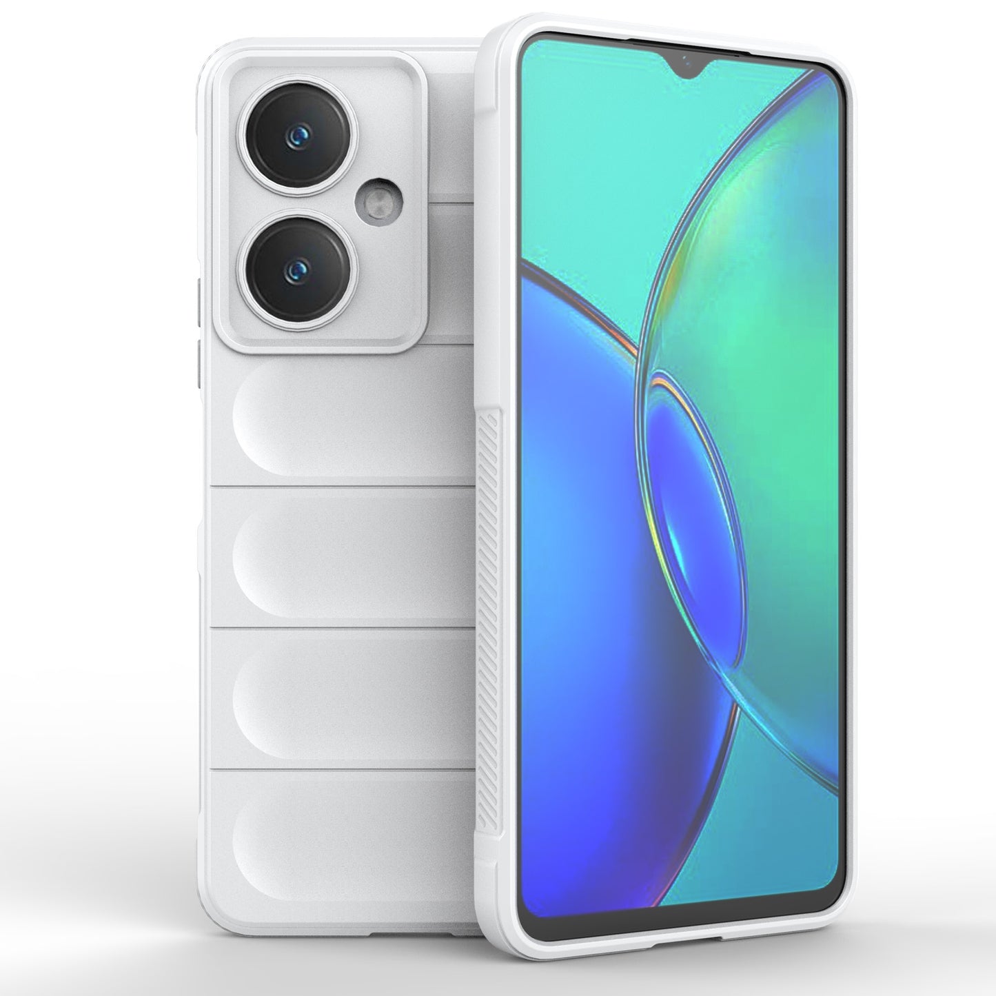 For vivo Y27 4G Global Magic Shield TPU + Flannel Phone Case - Stylish, Durable, and Lightweight Protection