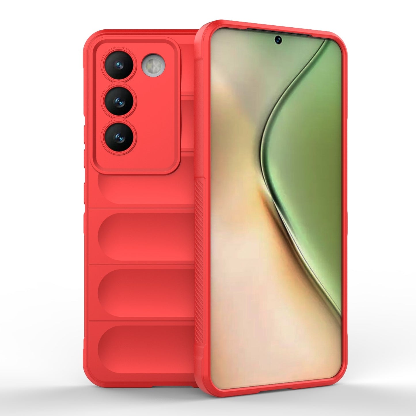For vivo Y200E 5G Global Magic Shield TPU + Flannel Phone Case - Stylish, Durable, and Lightweight Protection