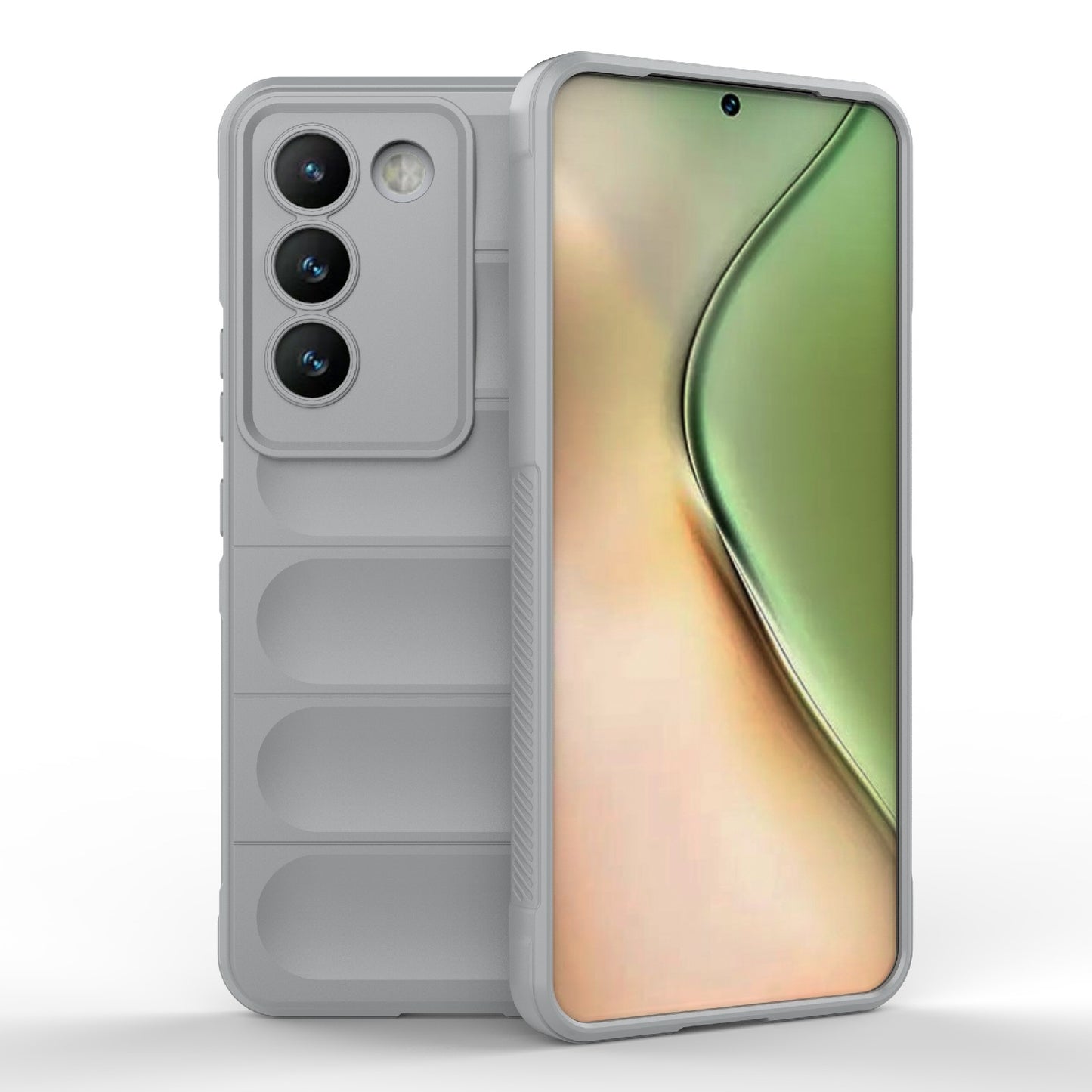 For vivo Y200E 5G Global Magic Shield TPU + Flannel Phone Case - Stylish, Durable, and Lightweight Protection