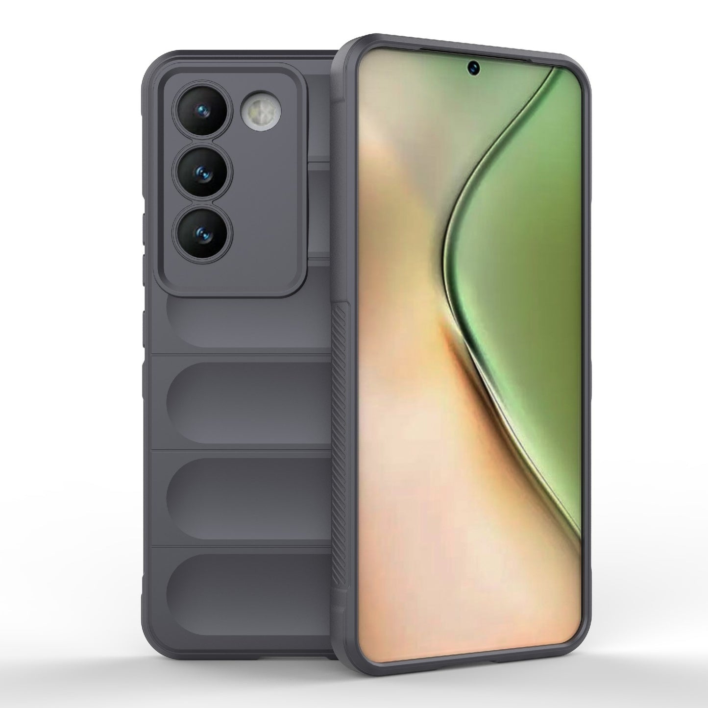 For vivo Y200E 5G Global Magic Shield TPU + Flannel Phone Case - Stylish, Durable, and Lightweight Protection