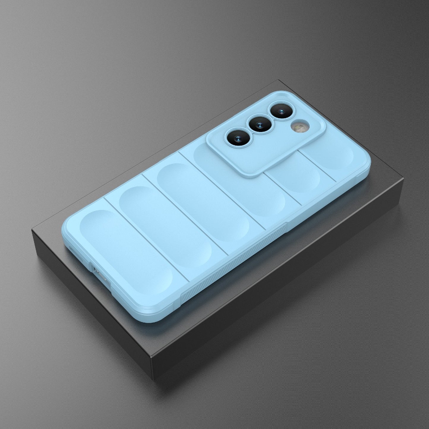For vivo Y200E 5G Global Magic Shield TPU + Flannel Phone Case - Stylish, Durable, and Lightweight Protection