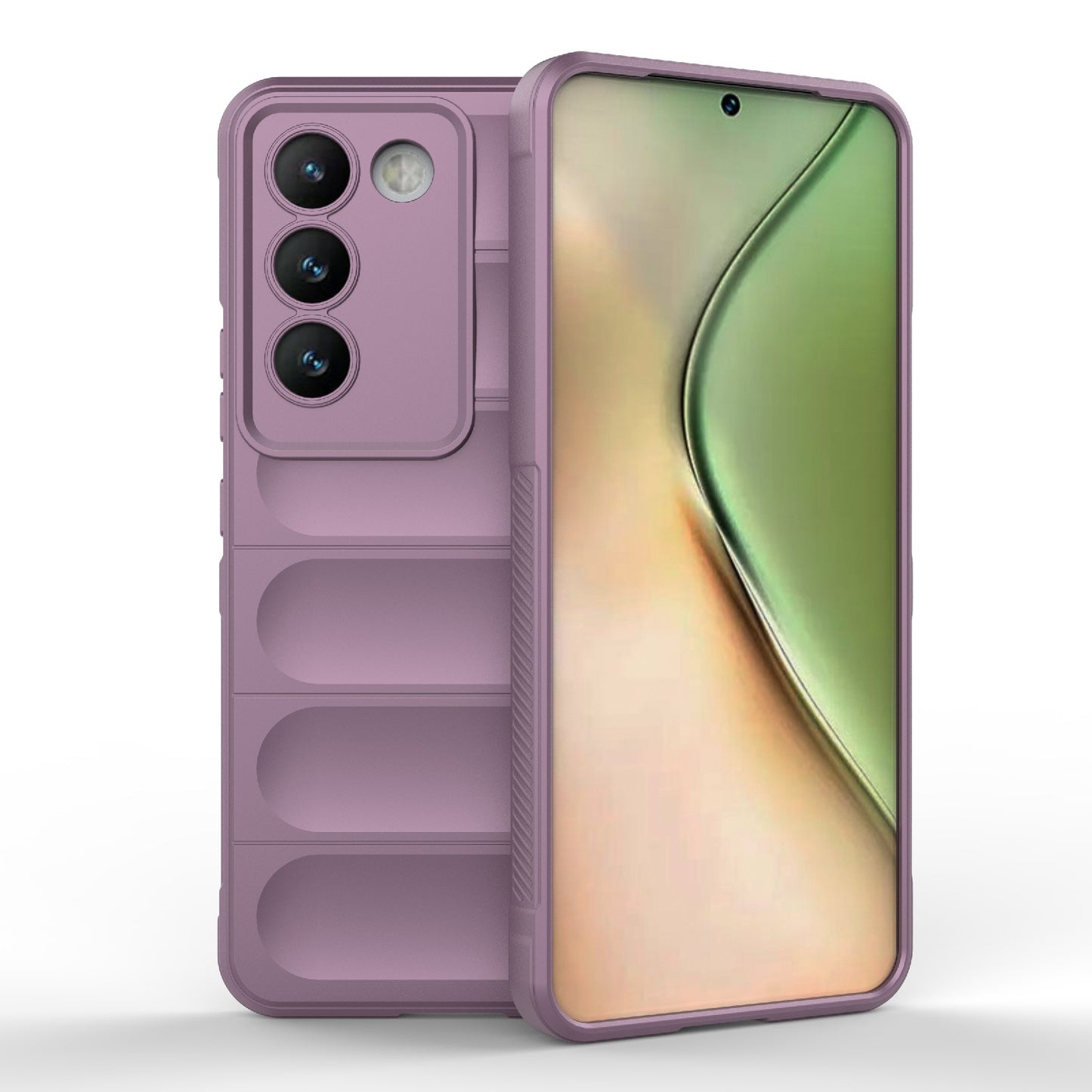 For vivo Y200E 5G Global Magic Shield TPU + Flannel Phone Case - Stylish, Durable, and Lightweight Protection