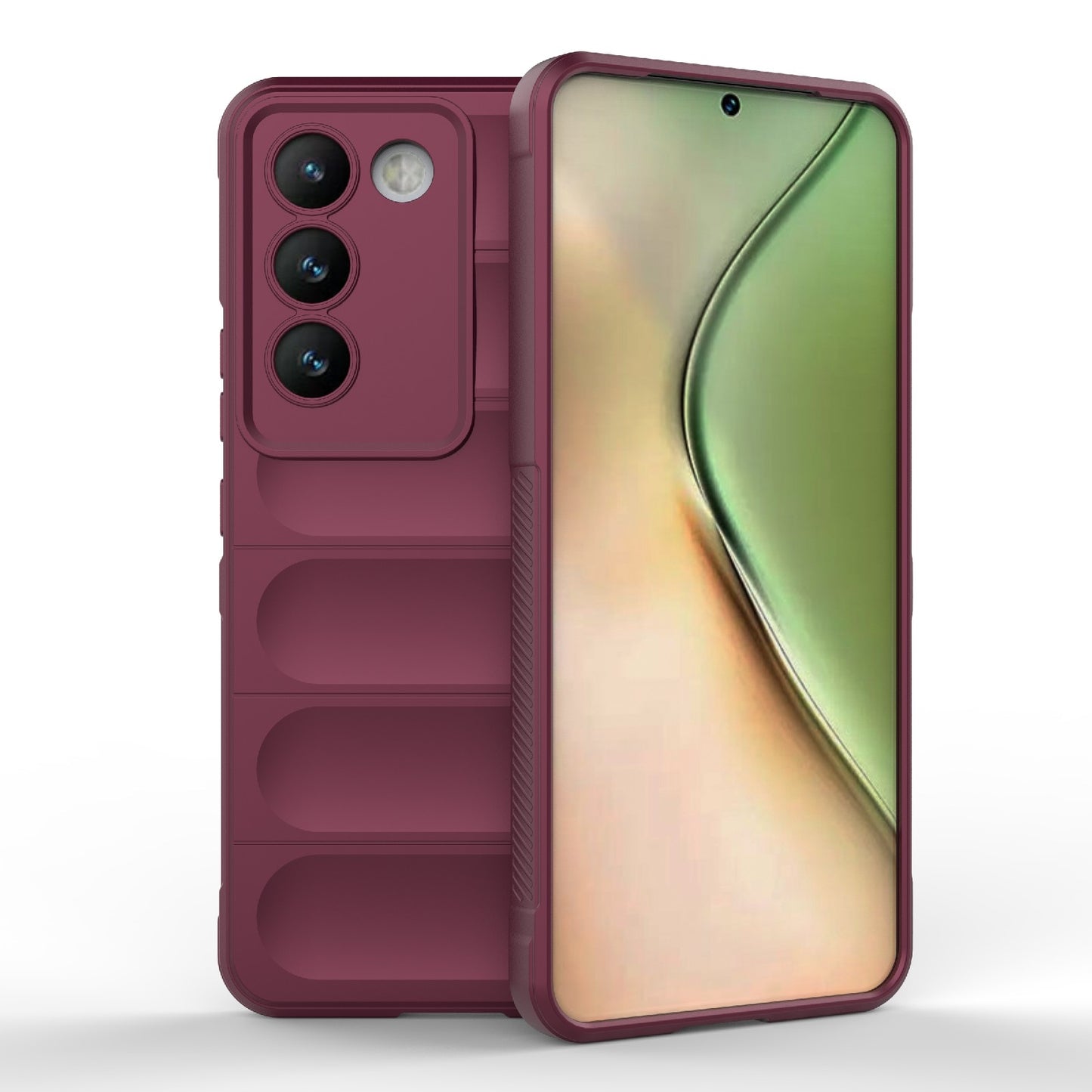 For vivo Y200E 5G Global Magic Shield TPU + Flannel Phone Case - Stylish, Durable, and Lightweight Protection