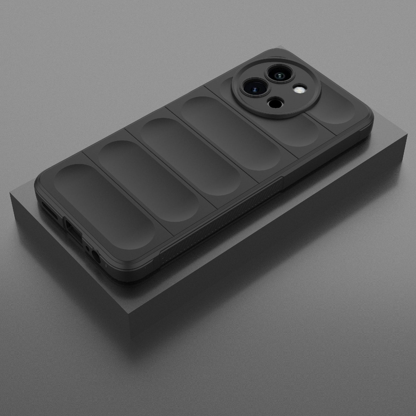 For vivo T3X 5G Global Magic Shield TPU + Flannel Phone Case - Stylish, Durable, and Lightweight Protection