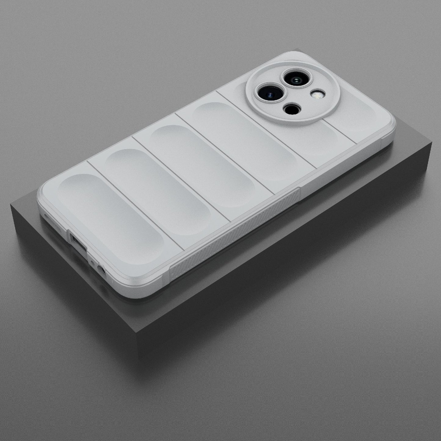 For vivo T3X 5G Global Magic Shield TPU + Flannel Phone Case - Stylish, Durable, and Lightweight Protection