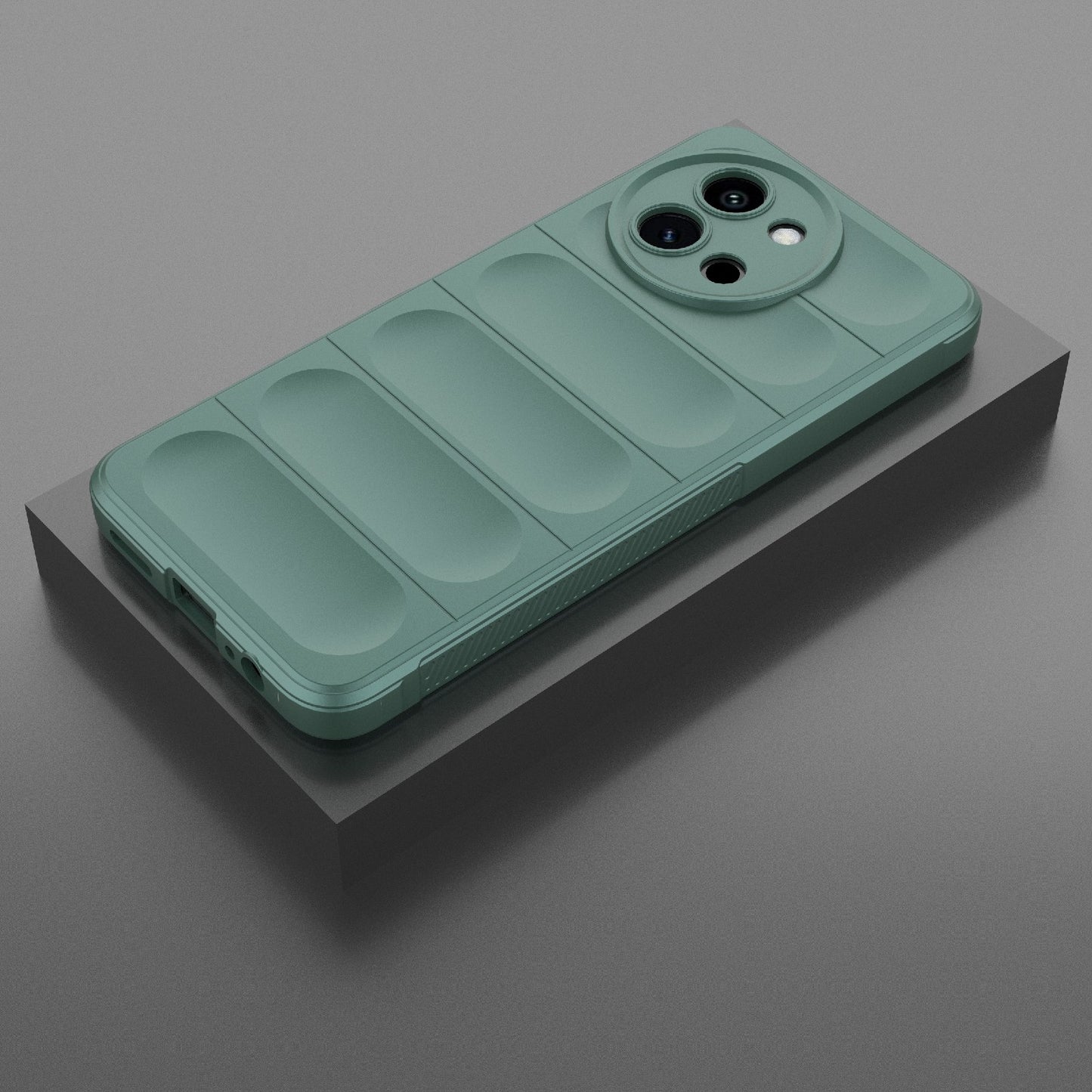 For vivo T3X 5G Global Magic Shield TPU + Flannel Phone Case - Stylish, Durable, and Lightweight Protection
