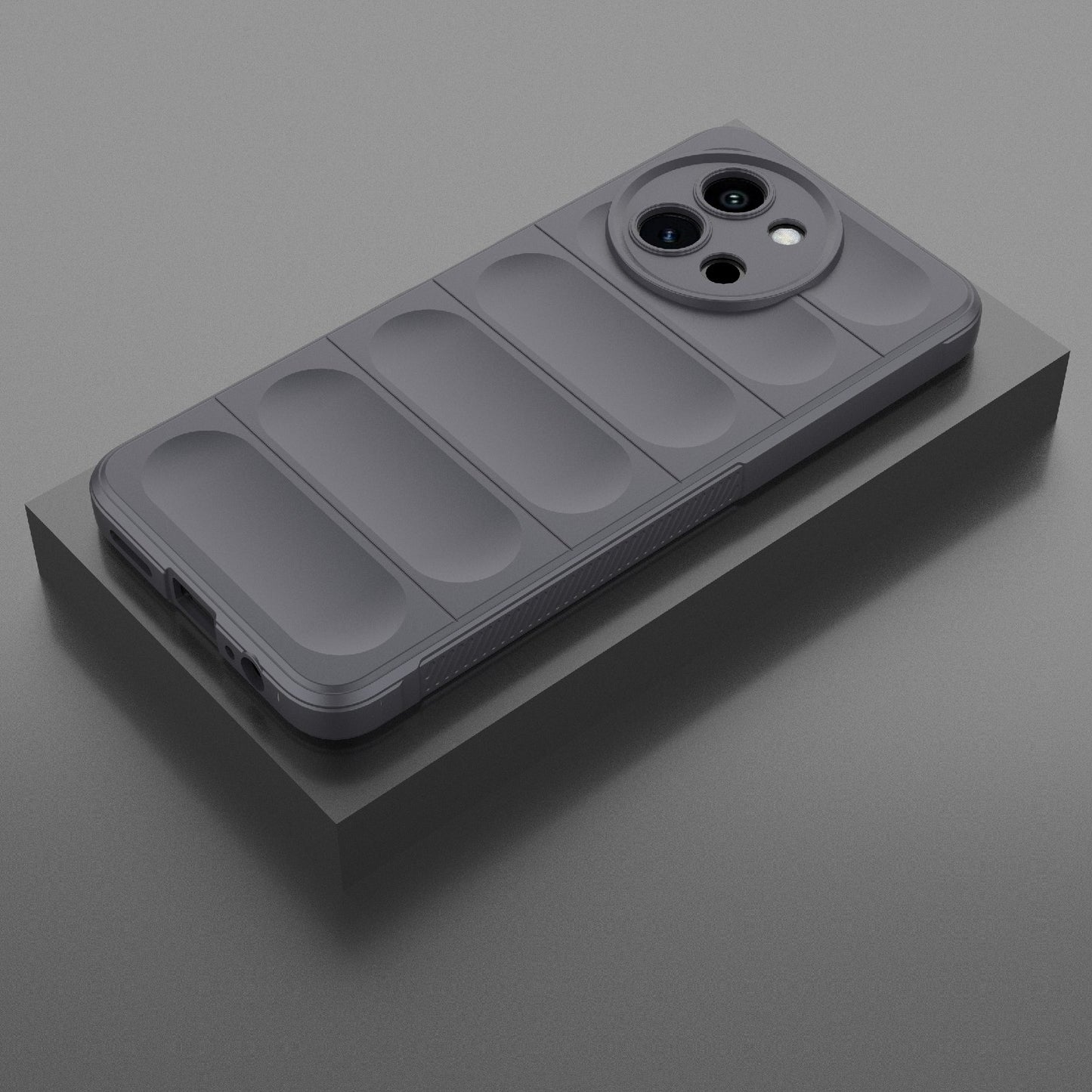 For vivo T3X 5G Global Magic Shield TPU + Flannel Phone Case - Stylish, Durable, and Lightweight Protection