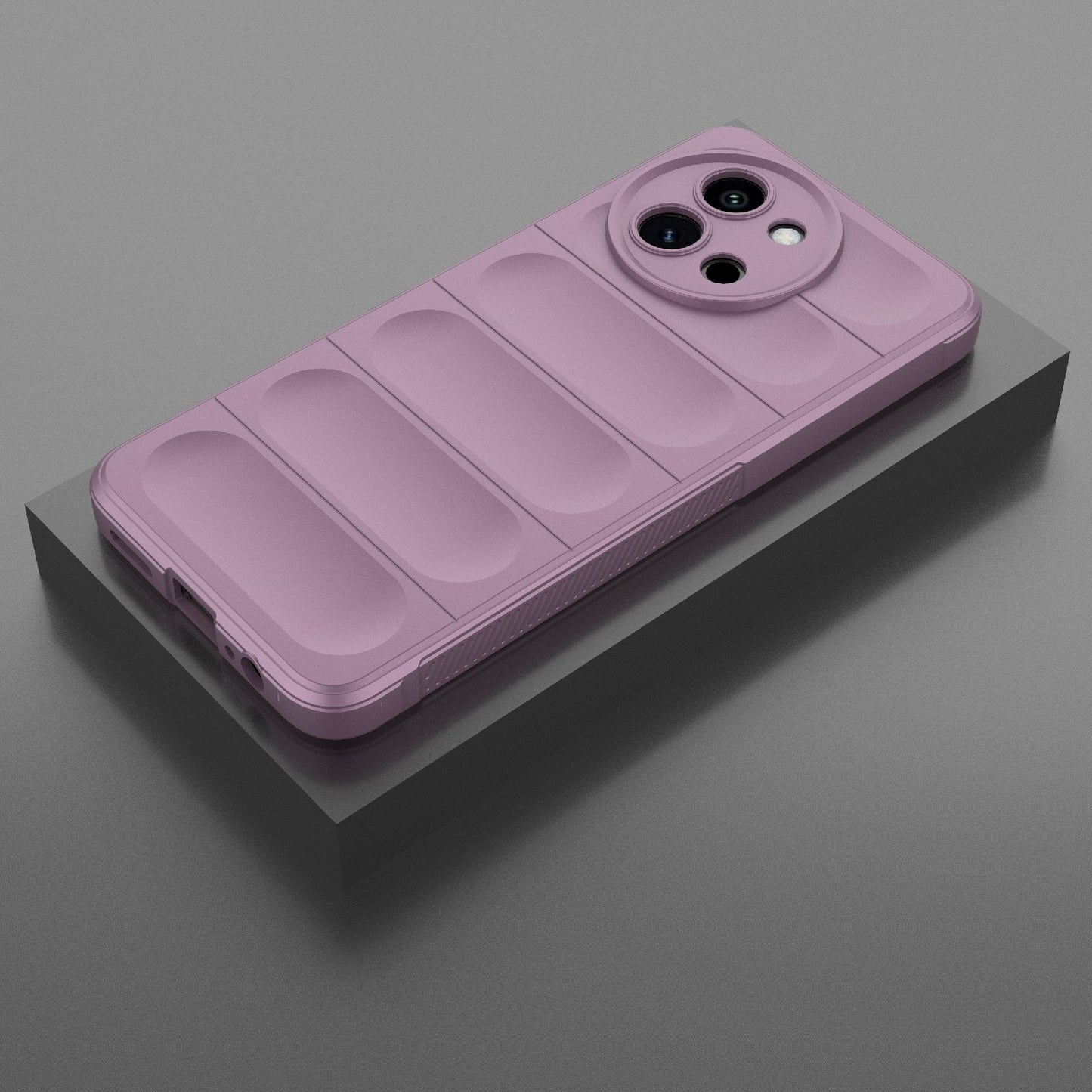 For vivo T3X 5G Global Magic Shield TPU + Flannel Phone Case - Stylish, Durable, and Lightweight Protection