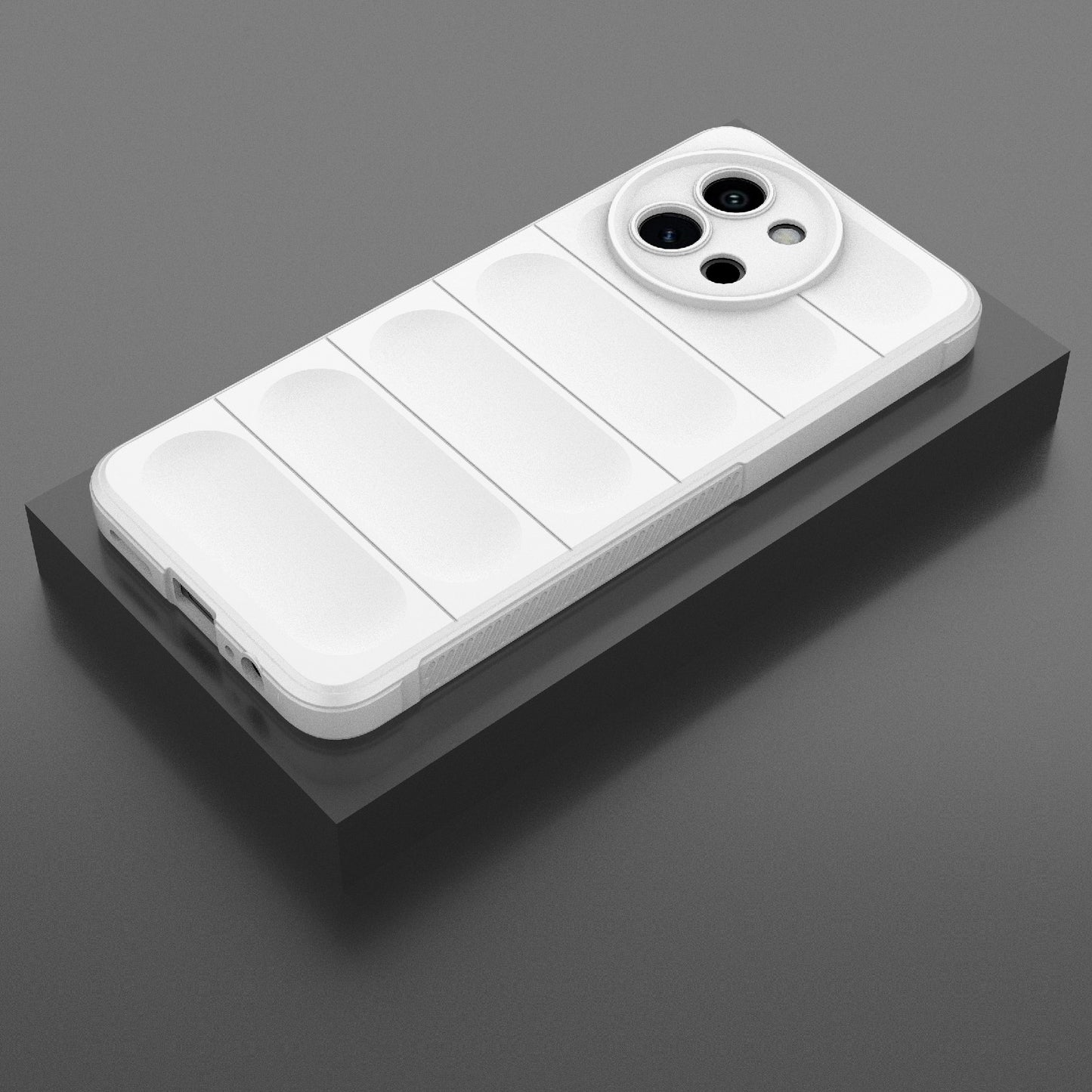 For vivo T3X 5G Global Magic Shield TPU + Flannel Phone Case - Stylish, Durable, and Lightweight Protection