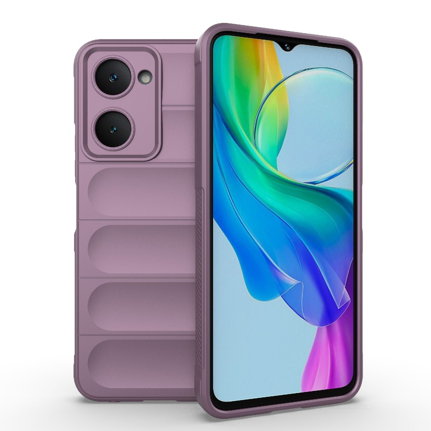 For vivo Y18 4G Global Magic Shield TPU + Flannel Phone Case - Stylish, Durable, and Lightweight Protection