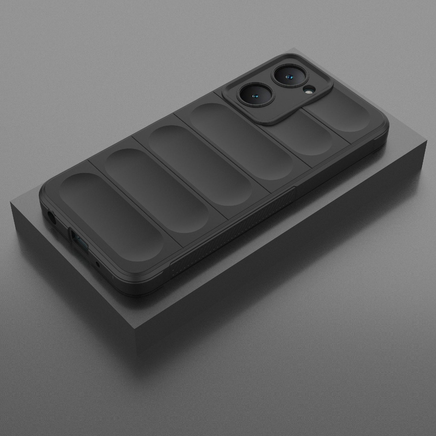 For vivo Y28s Global Magic Shield TPU + Flannel Phone Case - Stylish, Durable, and Lightweight Protection