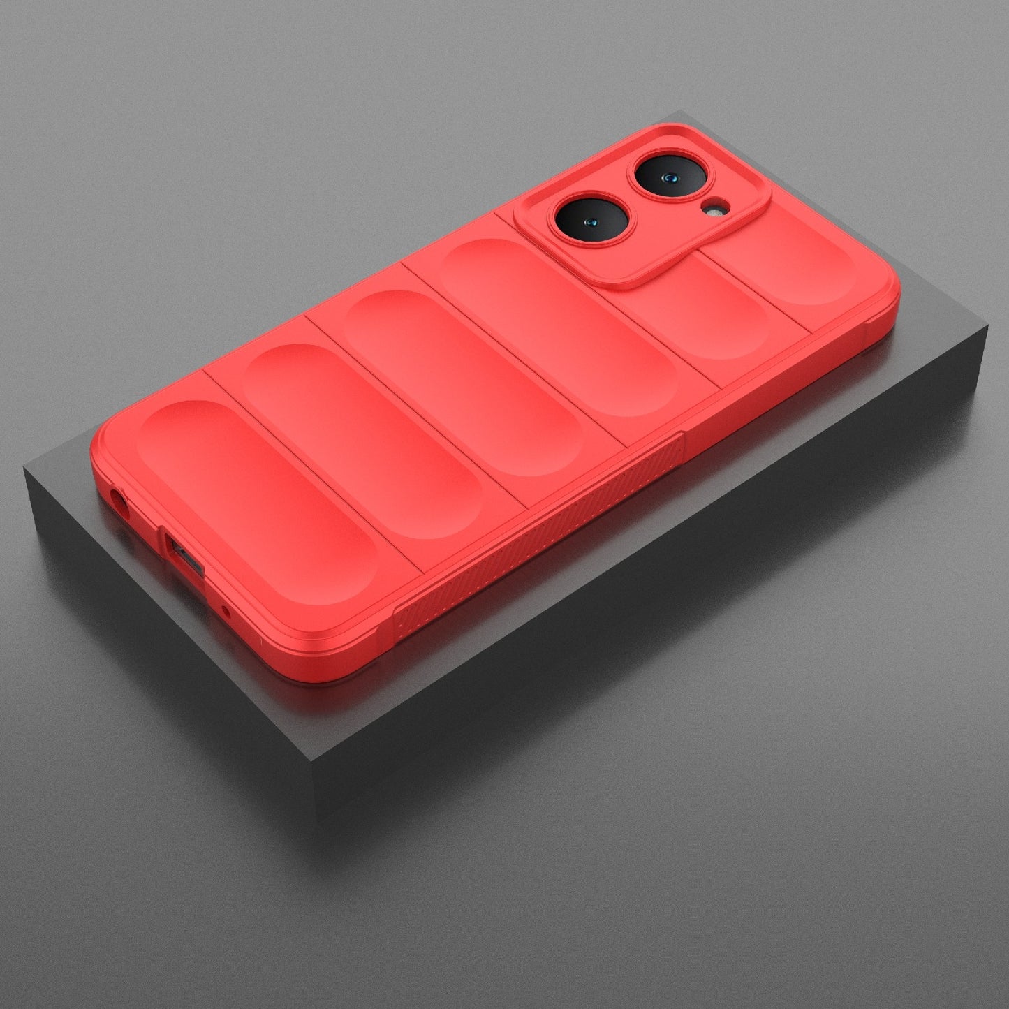 For vivo Y28s Global Magic Shield TPU + Flannel Phone Case - Stylish, Durable, and Lightweight Protection