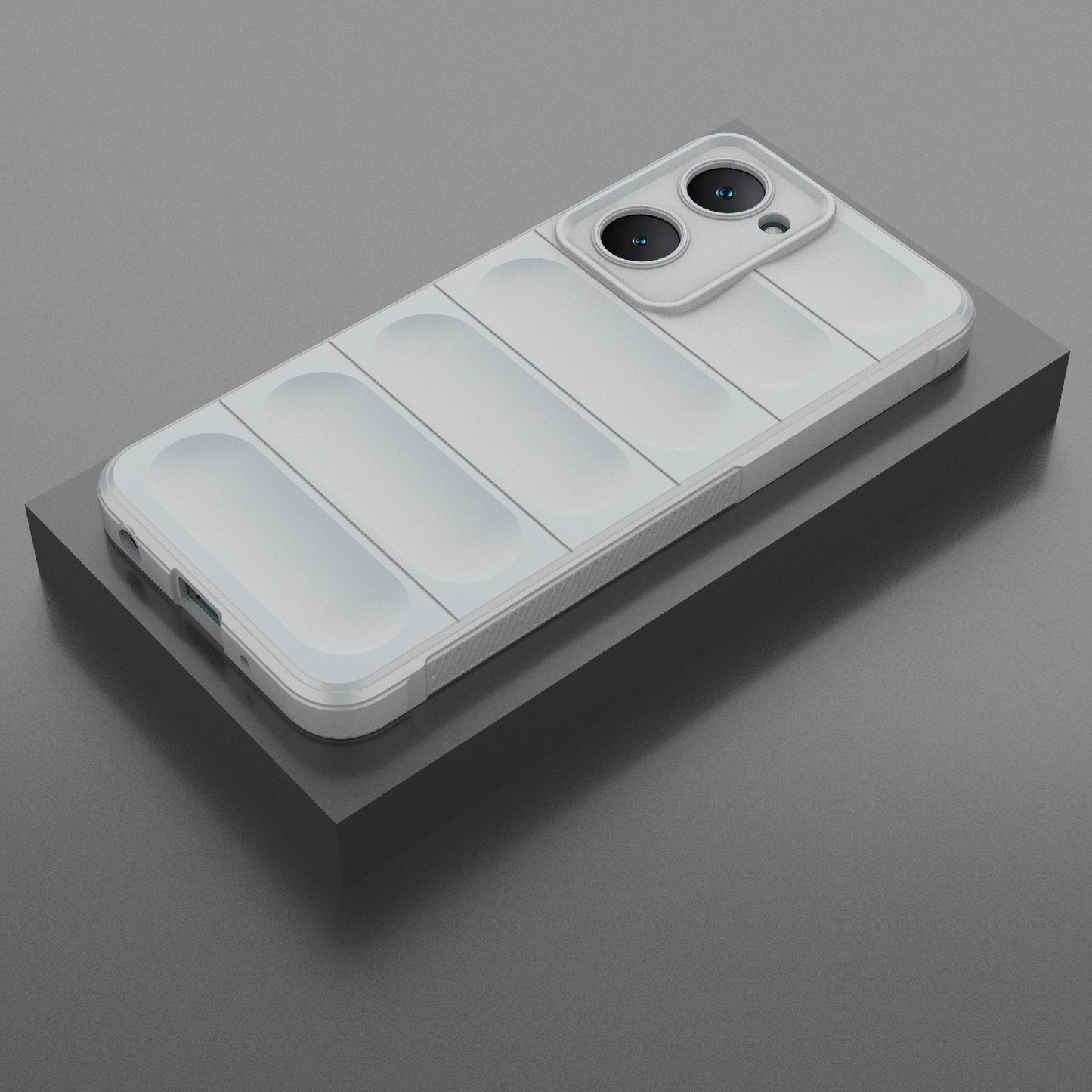 For vivo Y28s Global Magic Shield TPU + Flannel Phone Case - Stylish, Durable, and Lightweight Protection