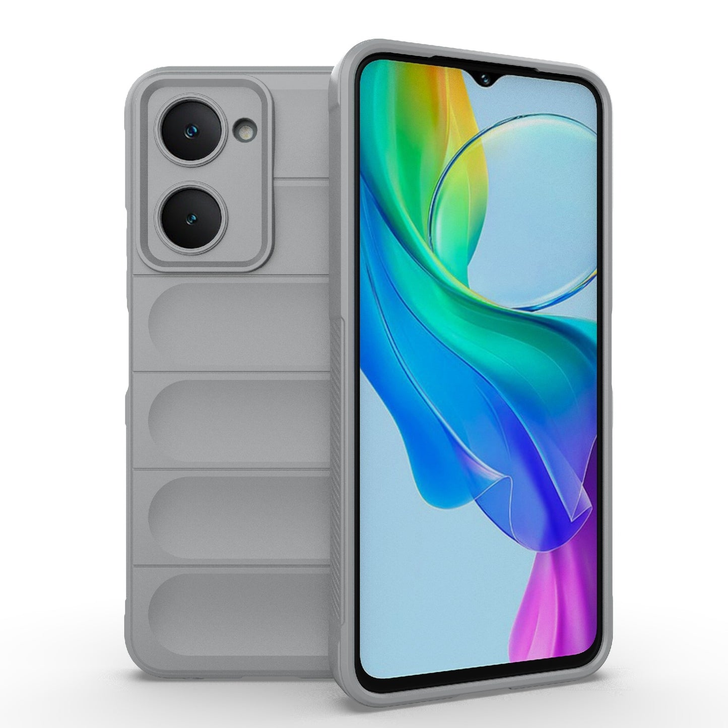 For vivo Y28s Global Magic Shield TPU + Flannel Phone Case - Stylish, Durable, and Lightweight Protection