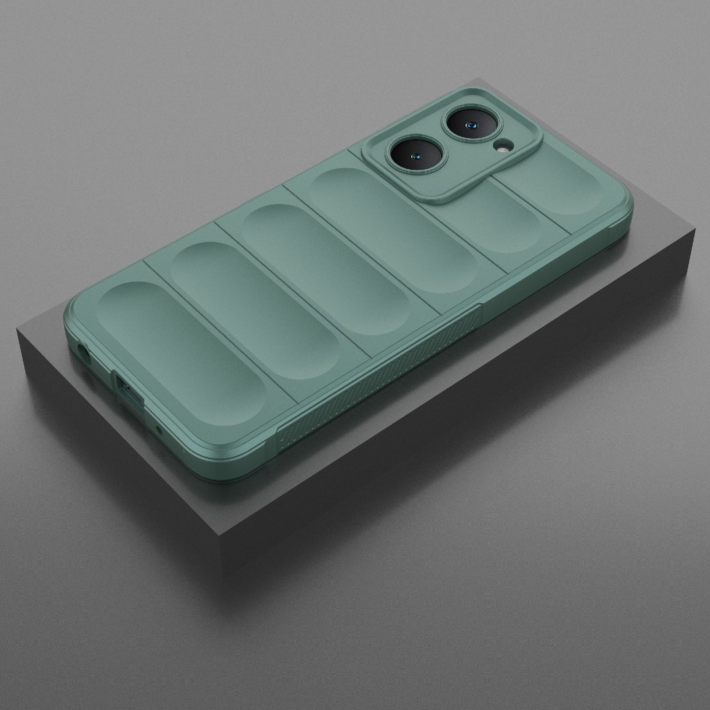 For vivo Y28s Global Magic Shield TPU + Flannel Phone Case - Stylish, Durable, and Lightweight Protection