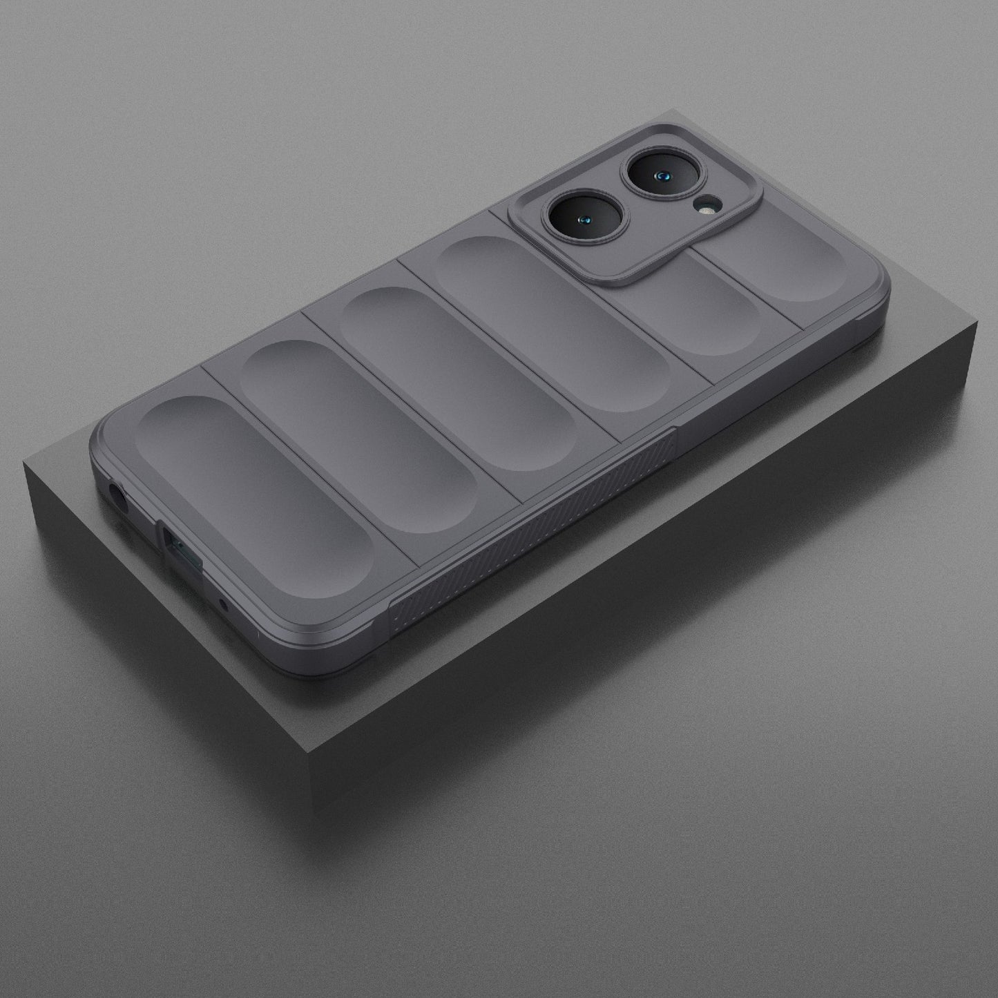 For vivo Y28s Global Magic Shield TPU + Flannel Phone Case - Stylish, Durable, and Lightweight Protection