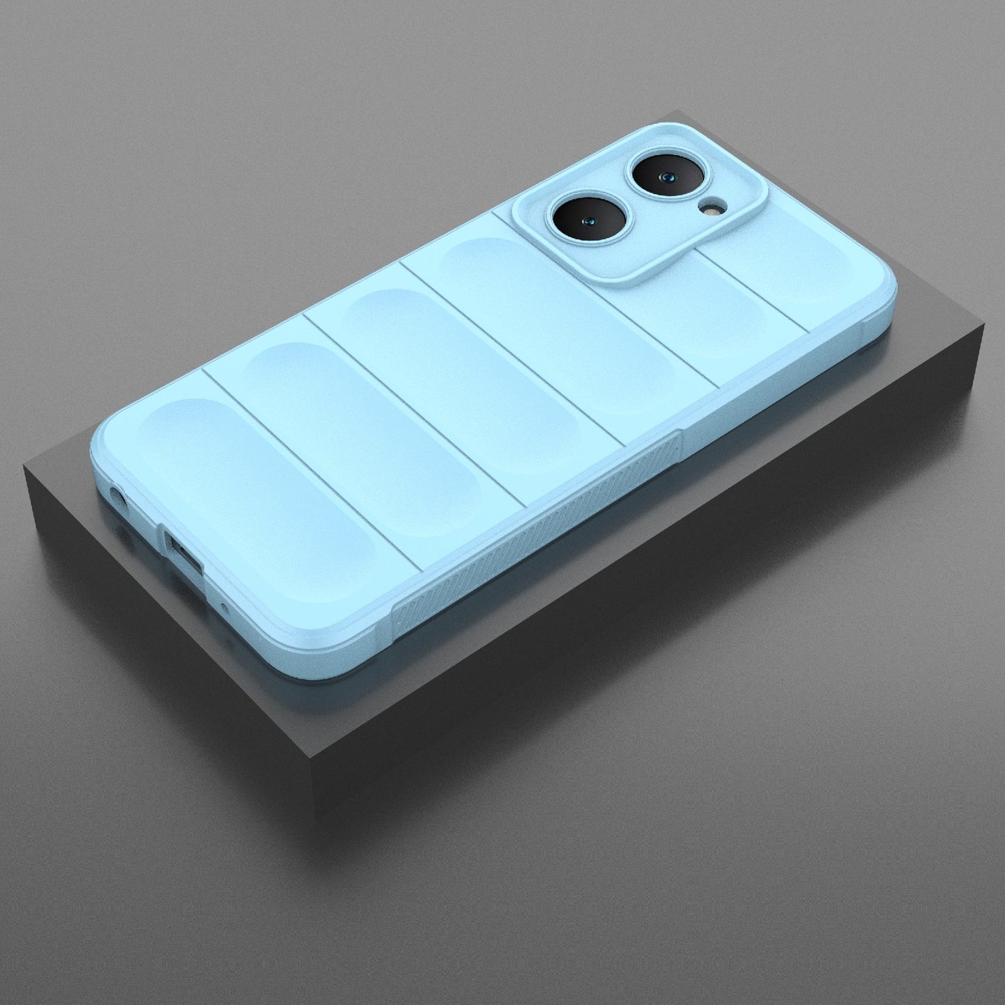 For vivo Y28s Global Magic Shield TPU + Flannel Phone Case - Stylish, Durable, and Lightweight Protection