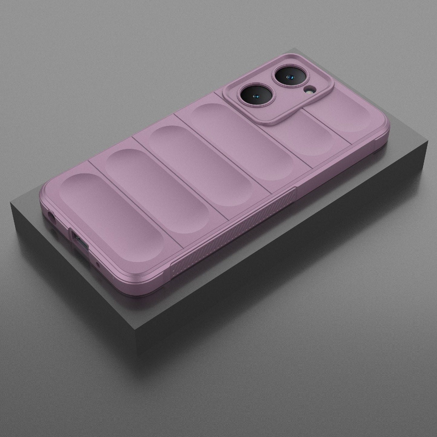 For vivo Y28s Global Magic Shield TPU + Flannel Phone Case - Stylish, Durable, and Lightweight Protection