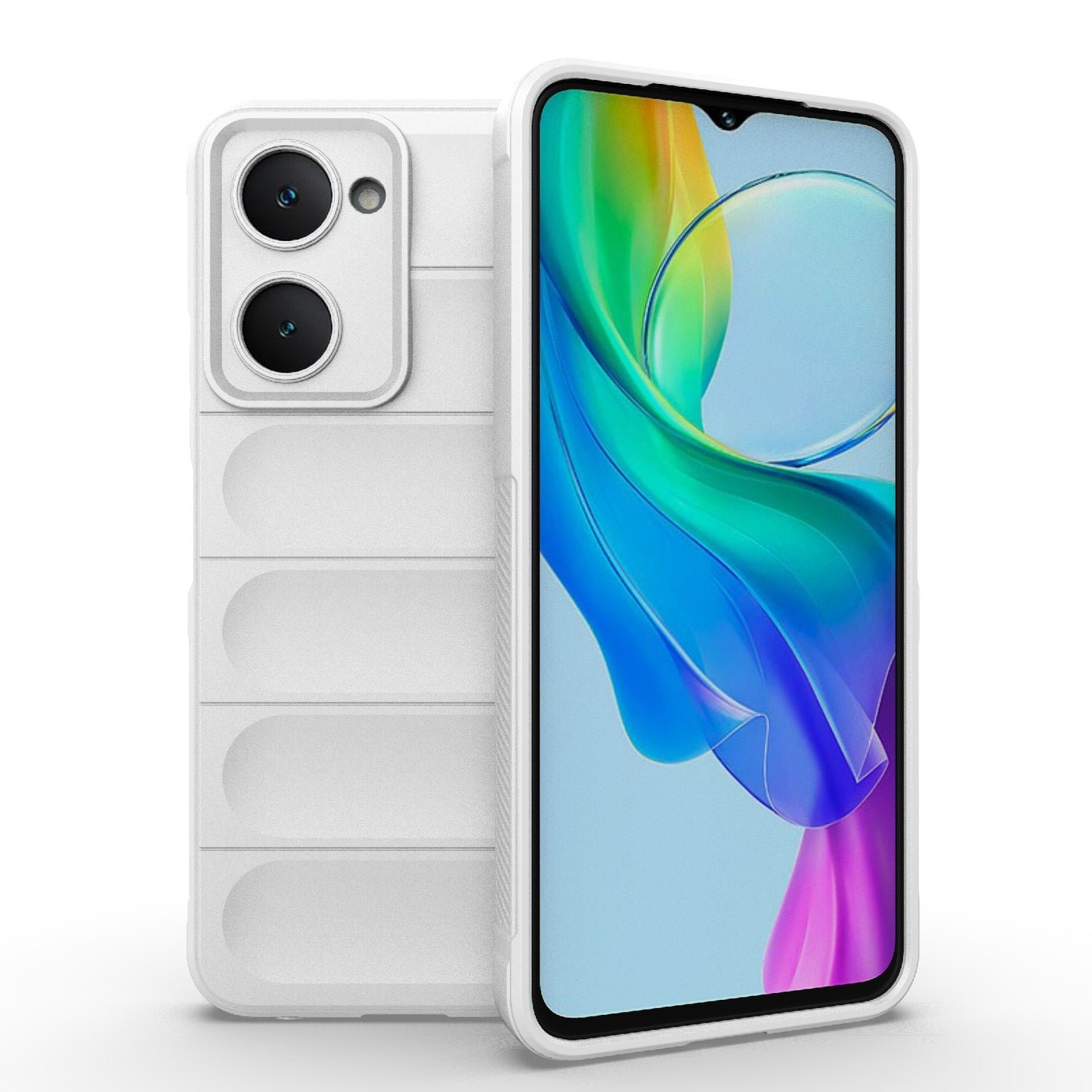 For vivo Y28s Global Magic Shield TPU + Flannel Phone Case - Stylish, Durable, and Lightweight Protection