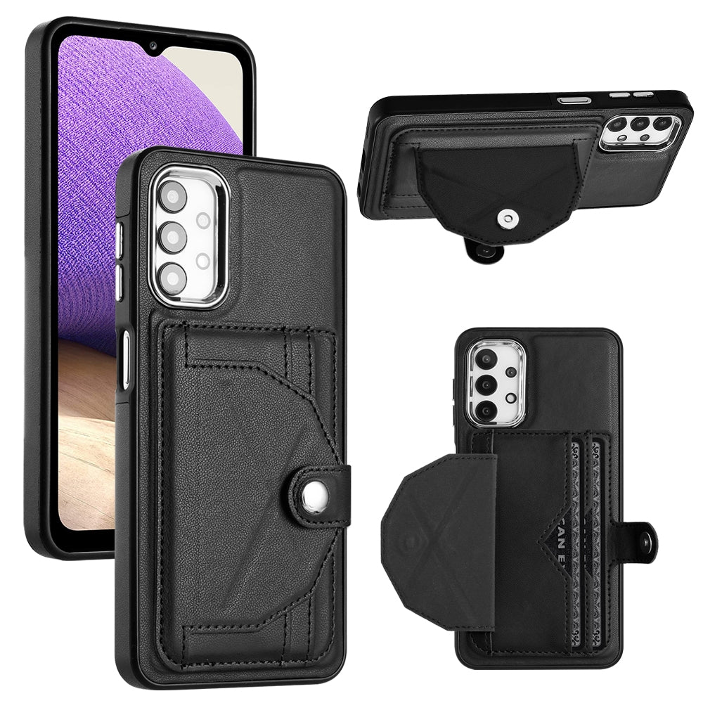 For Samsung Galaxy A23 4G/F23 5G/M23 5G Leather Case - Shockproof with Card Holder, Durable Design