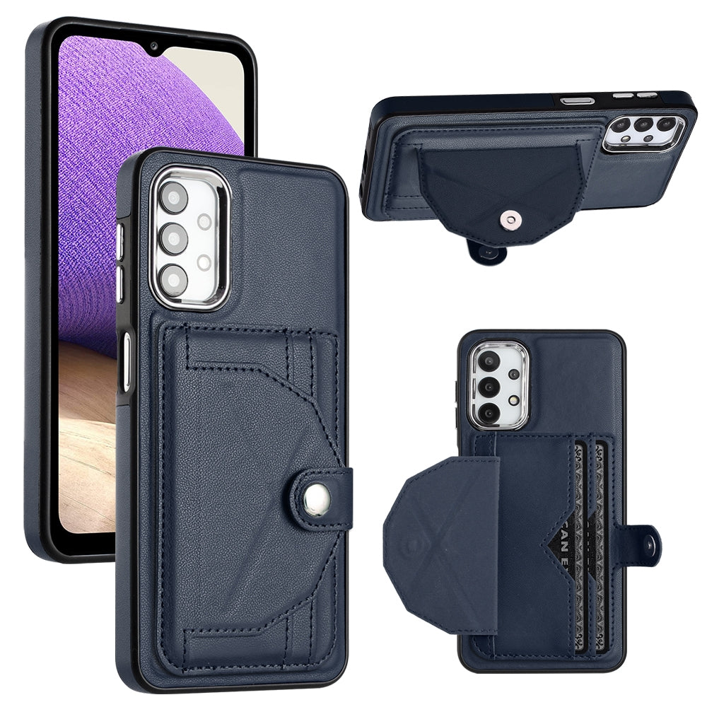 For Samsung Galaxy A23 4G/F23 5G/M23 5G Leather Case - Shockproof with Card Holder, Durable Design