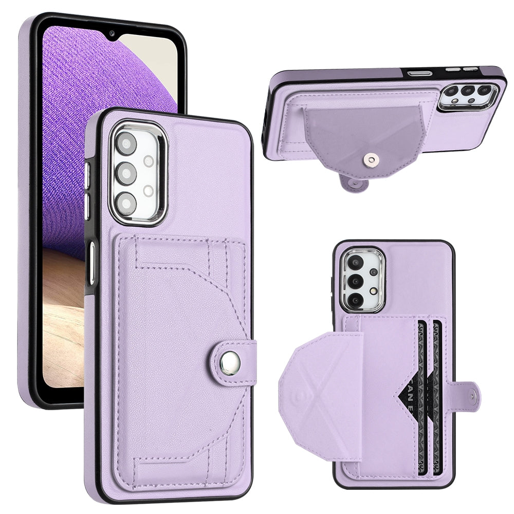 For Samsung Galaxy A23 4G/F23 5G/M23 5G Leather Case - Shockproof with Card Holder, Durable Design