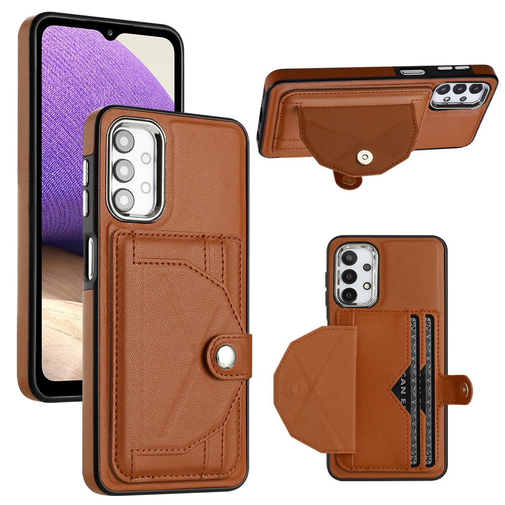 For Samsung Galaxy A23 4G/F23 5G/M23 5G Leather Case - Shockproof with Card Holder, Durable Design