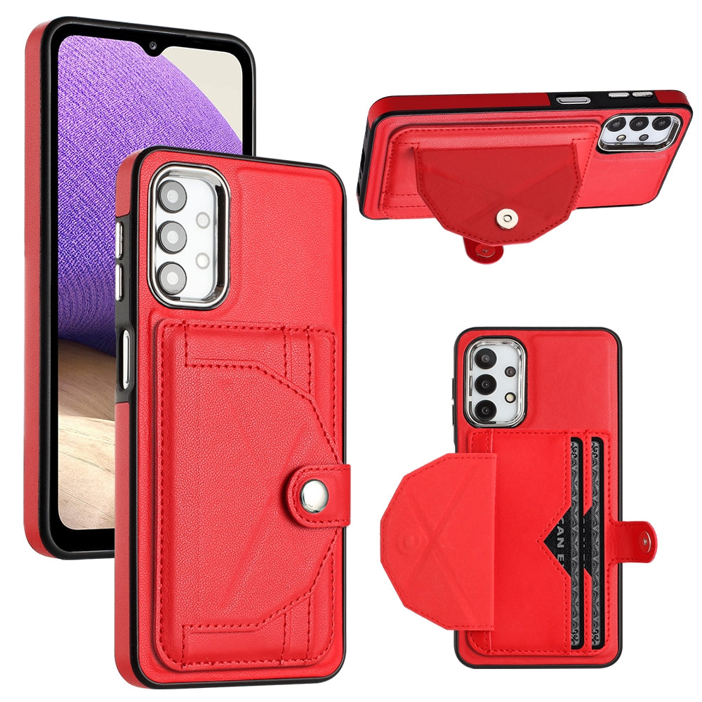 For Samsung Galaxy A23 4G/F23 5G/M23 5G Leather Case - Shockproof with Card Holder, Durable Design