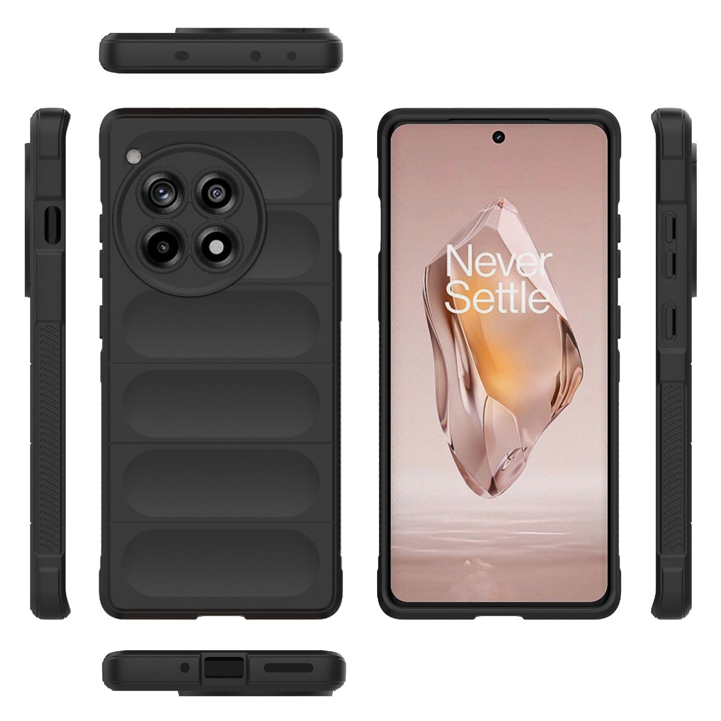 OnePlus Ace 3 5G Magic Shield TPU + Flannel Phone Case - Stylish, Durable, and Lightweight Protection
