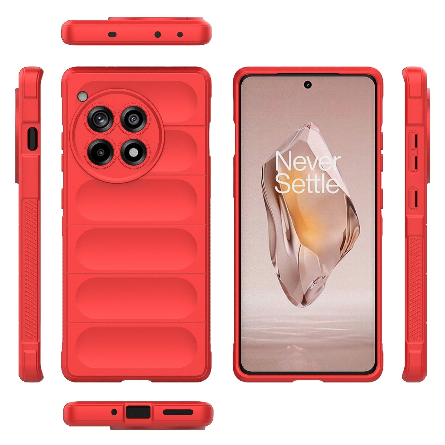 OnePlus Ace 3 5G Magic Shield TPU + Flannel Phone Case - Stylish, Durable, and Lightweight Protection