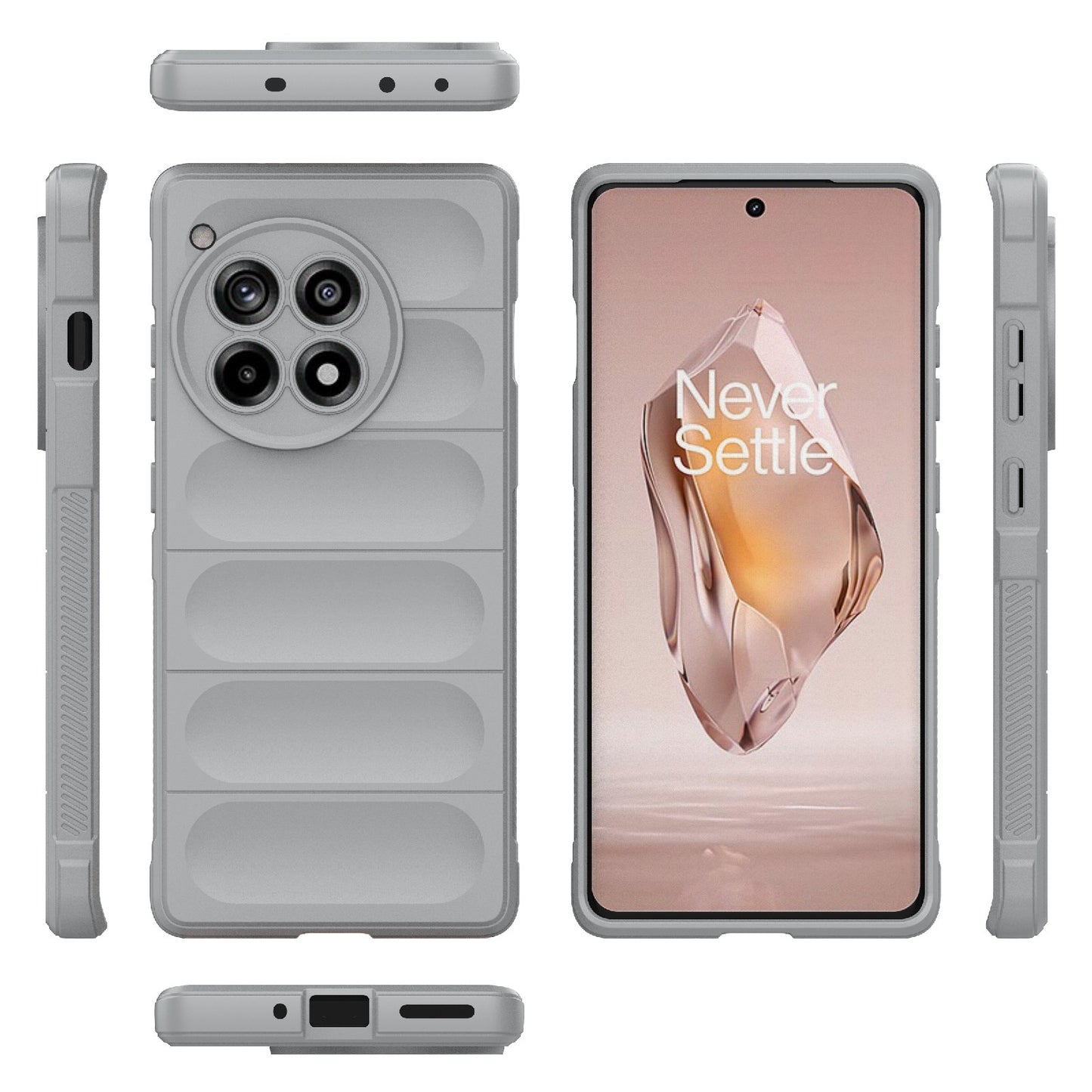 OnePlus Ace 3 5G Magic Shield TPU + Flannel Phone Case - Stylish, Durable, and Lightweight Protection