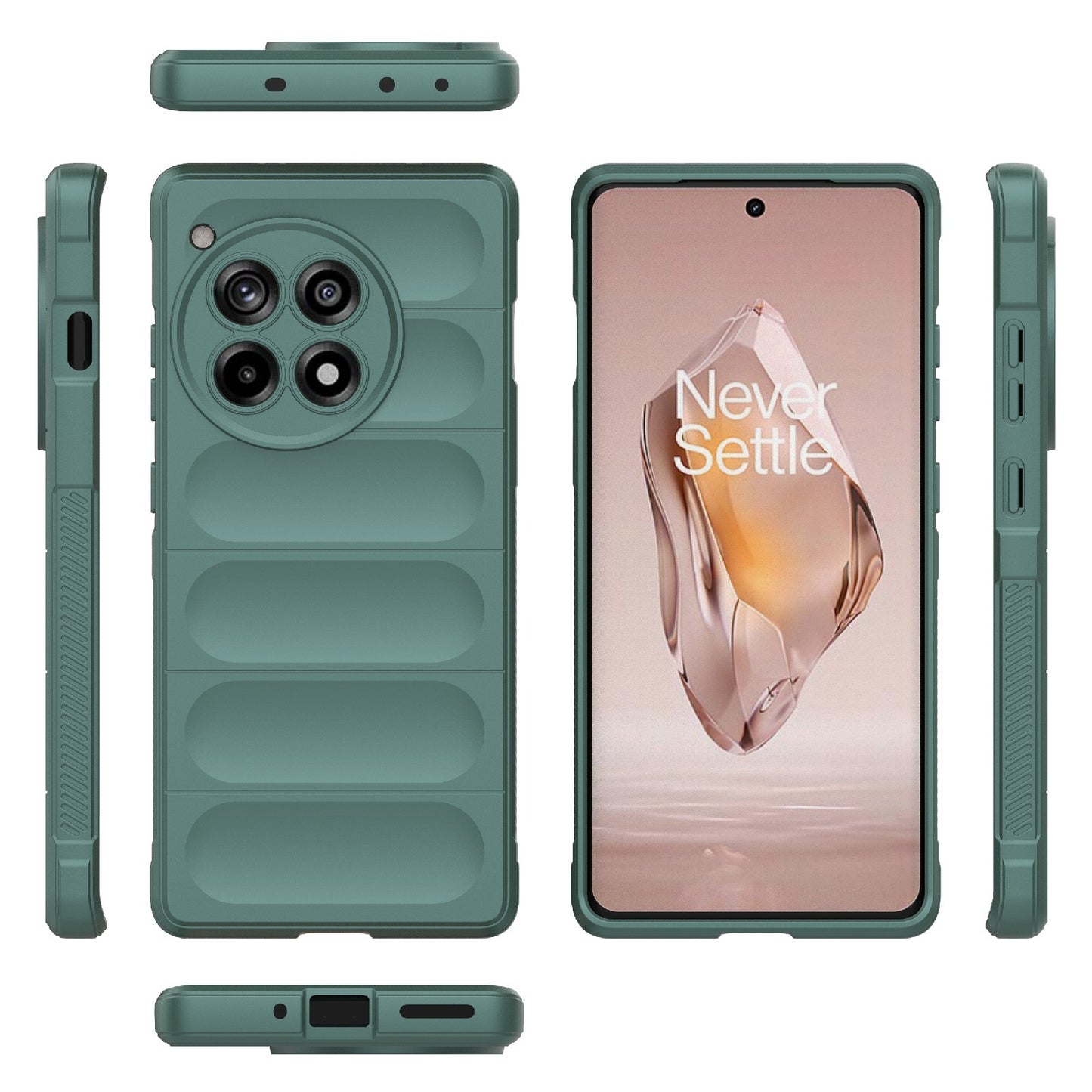 OnePlus Ace 3 5G Magic Shield TPU + Flannel Phone Case - Stylish, Durable, and Lightweight Protection