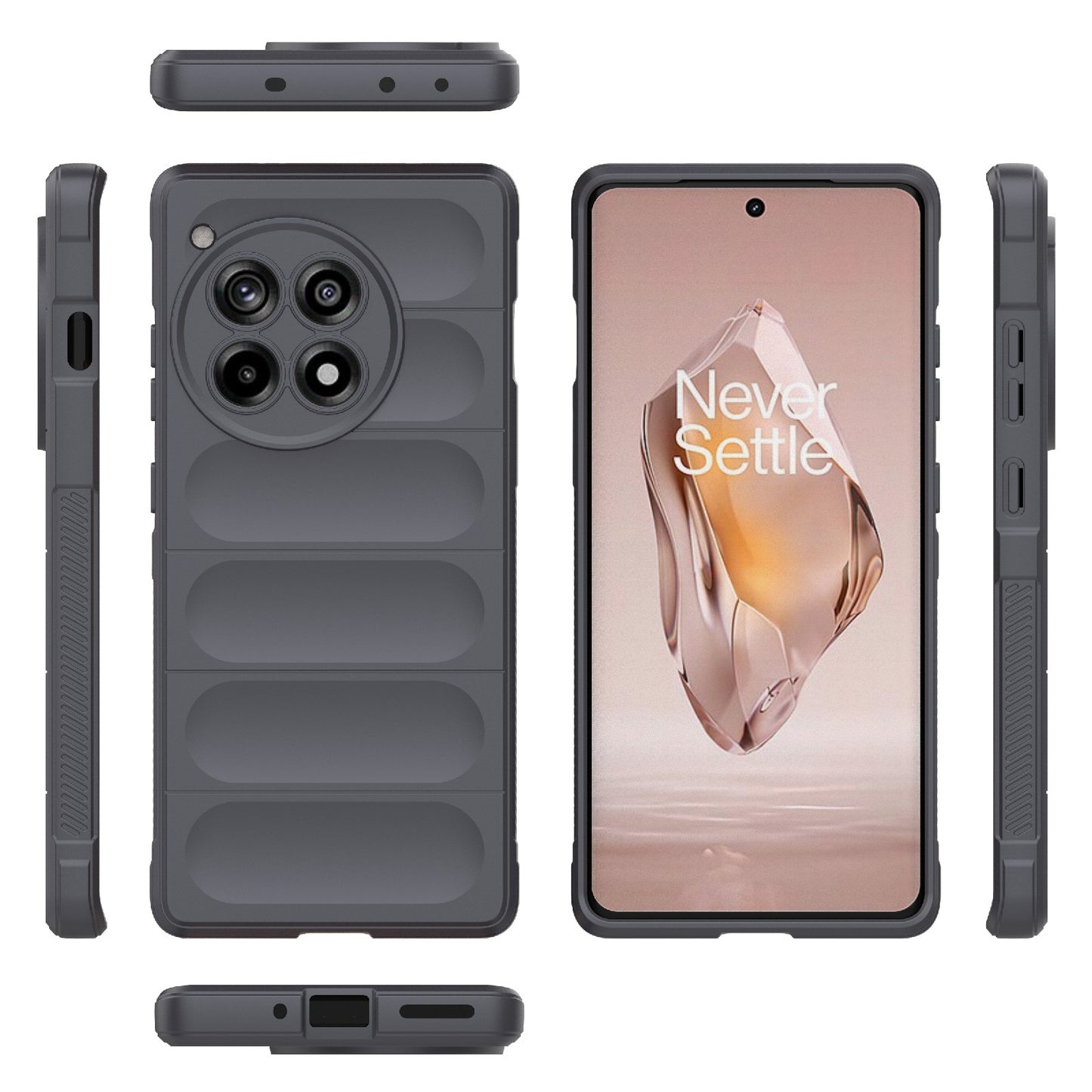 OnePlus Ace 3 5G Magic Shield TPU + Flannel Phone Case - Stylish, Durable, and Lightweight Protection