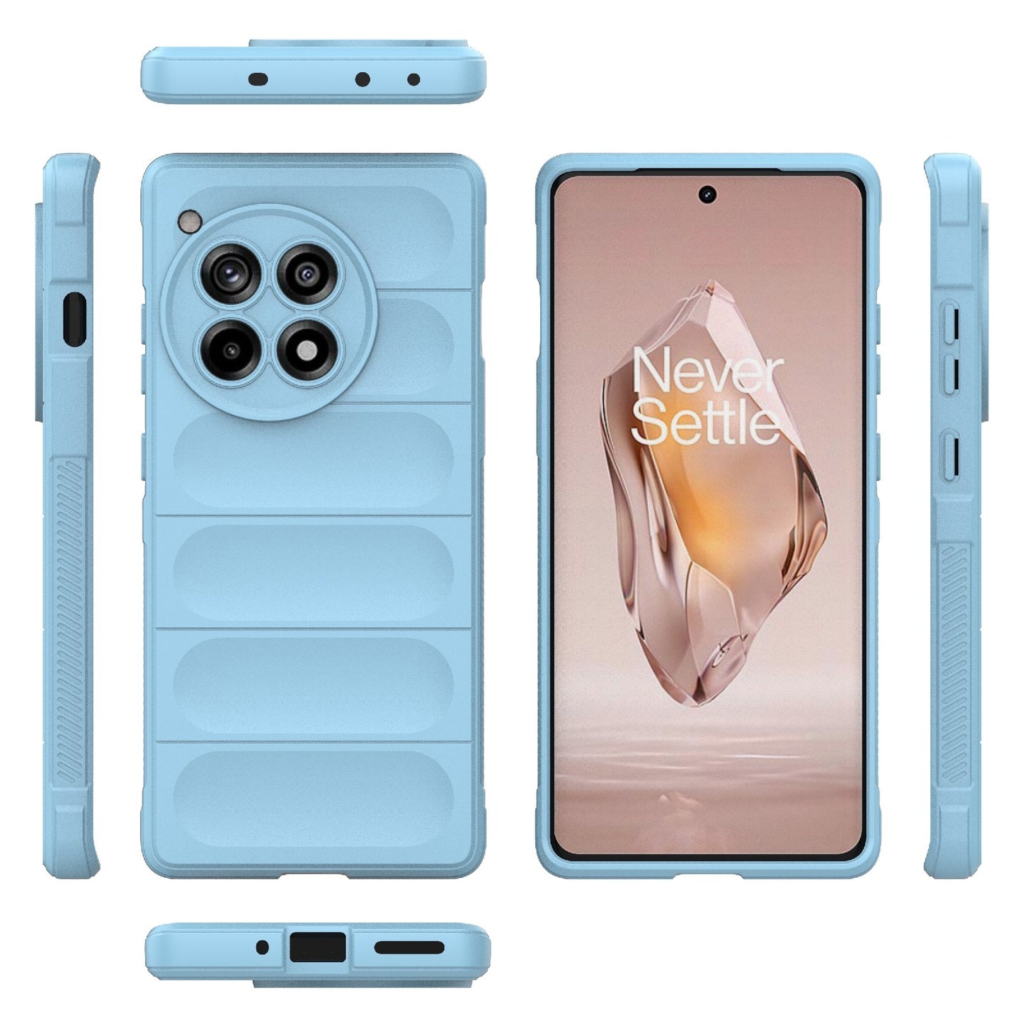 OnePlus Ace 3 5G Magic Shield TPU + Flannel Phone Case - Stylish, Durable, and Lightweight Protection