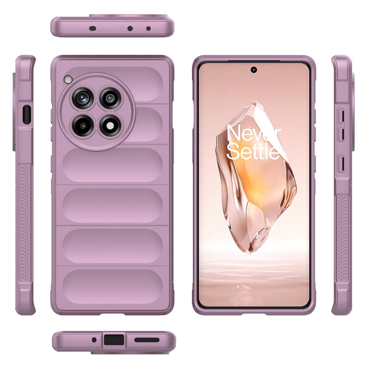 OnePlus Ace 3 5G Magic Shield TPU + Flannel Phone Case - Stylish, Durable, and Lightweight Protection