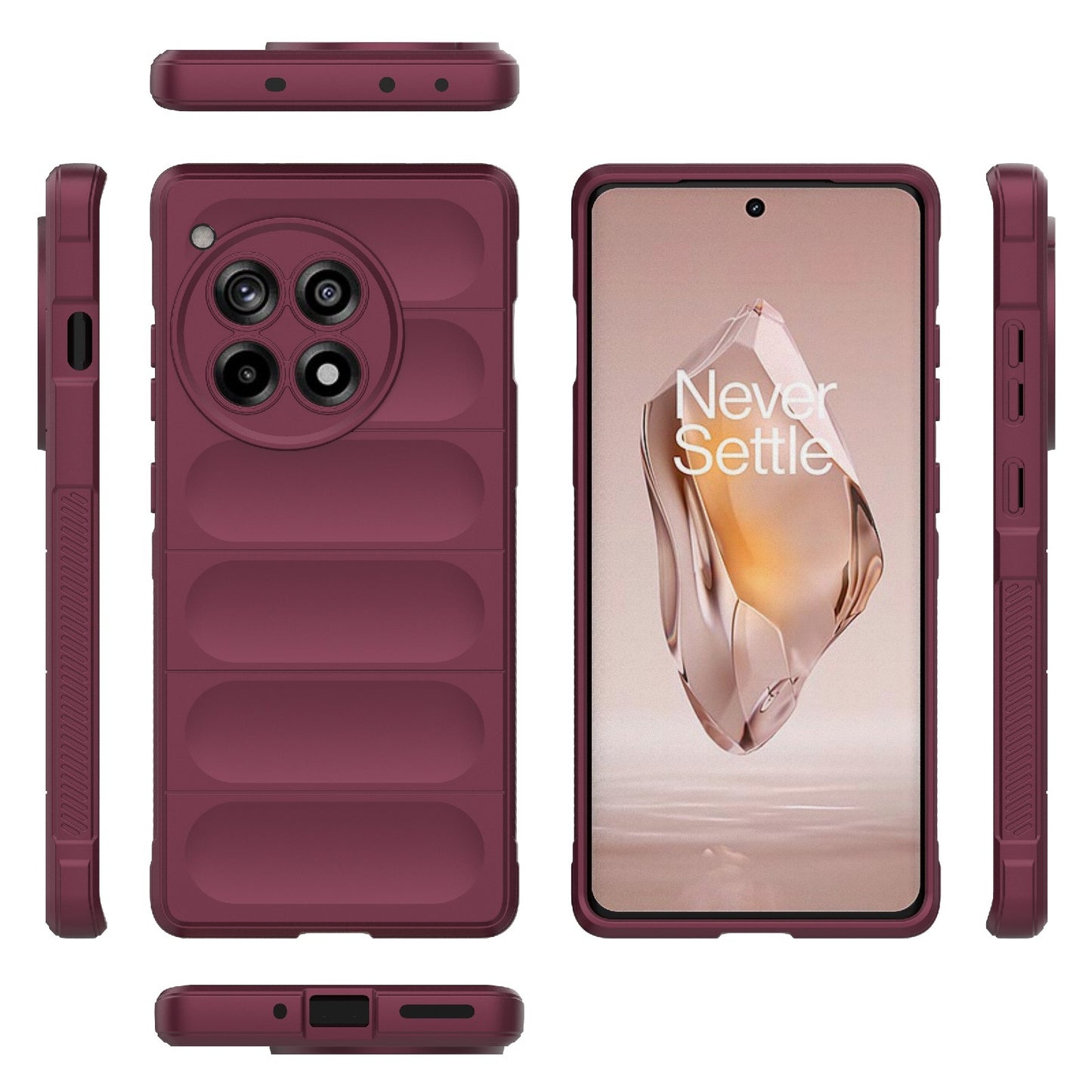 OnePlus Ace 3 5G Magic Shield TPU + Flannel Phone Case - Stylish, Durable, and Lightweight Protection