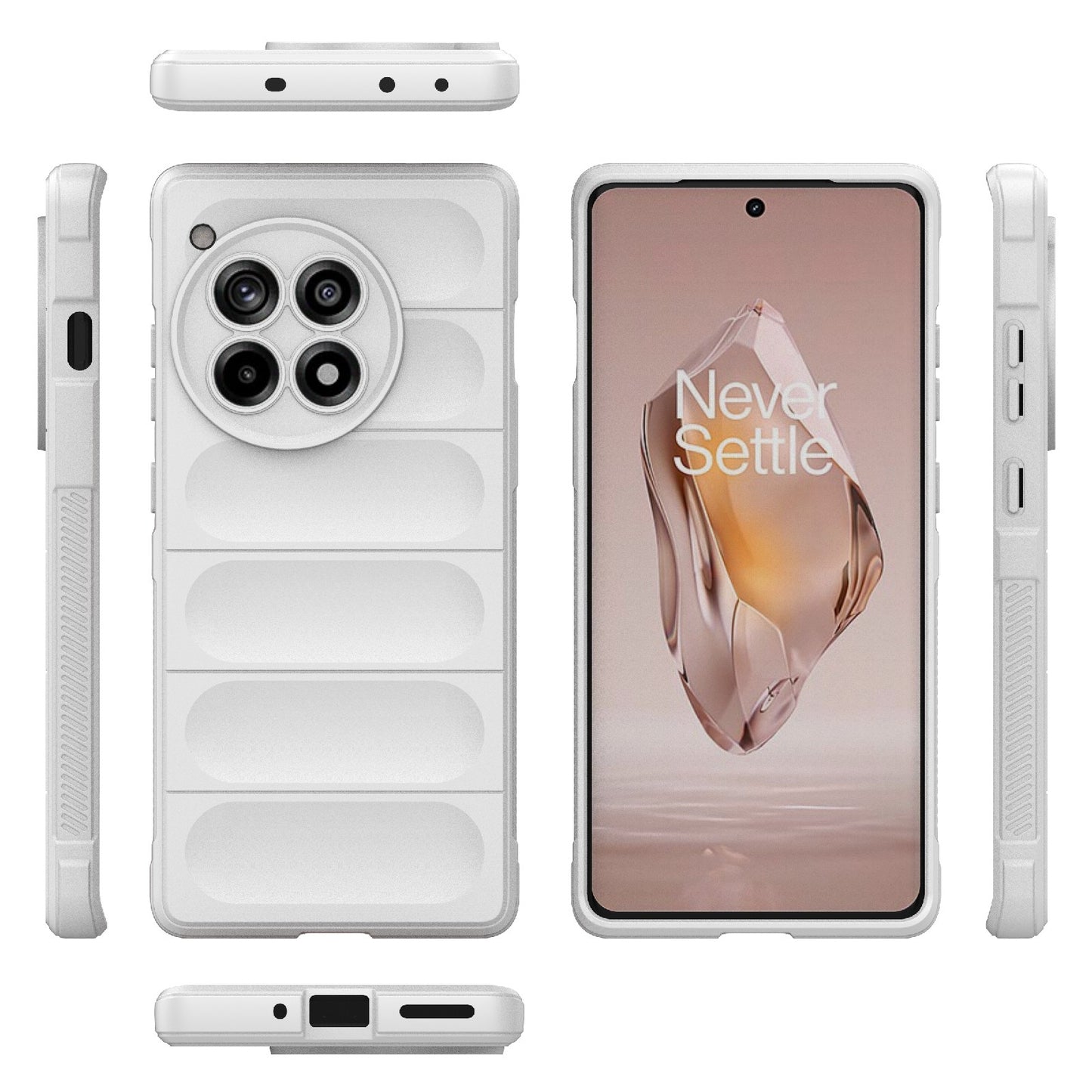OnePlus Ace 3 5G Magic Shield TPU + Flannel Phone Case - Stylish, Durable, and Lightweight Protection