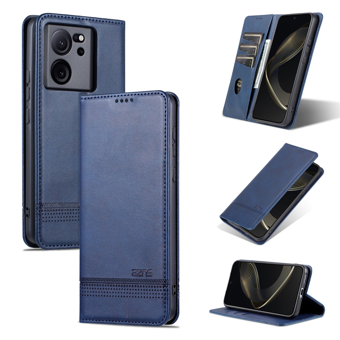 For Xiaomi Redmi K60 Ultra/Mi 13T/13T Pro Leather Wallet Case with Card Holder & Magnetic Closure