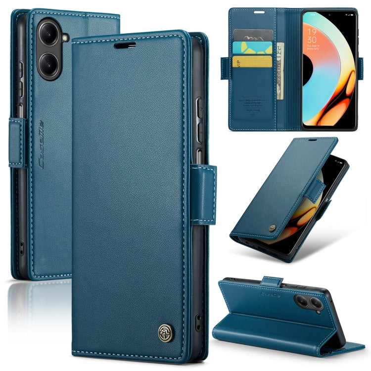 For Realme 10 Pro 5G Leather Case - RFID Anti-theft, Litchi Texture, Wallet & Stand Feature
