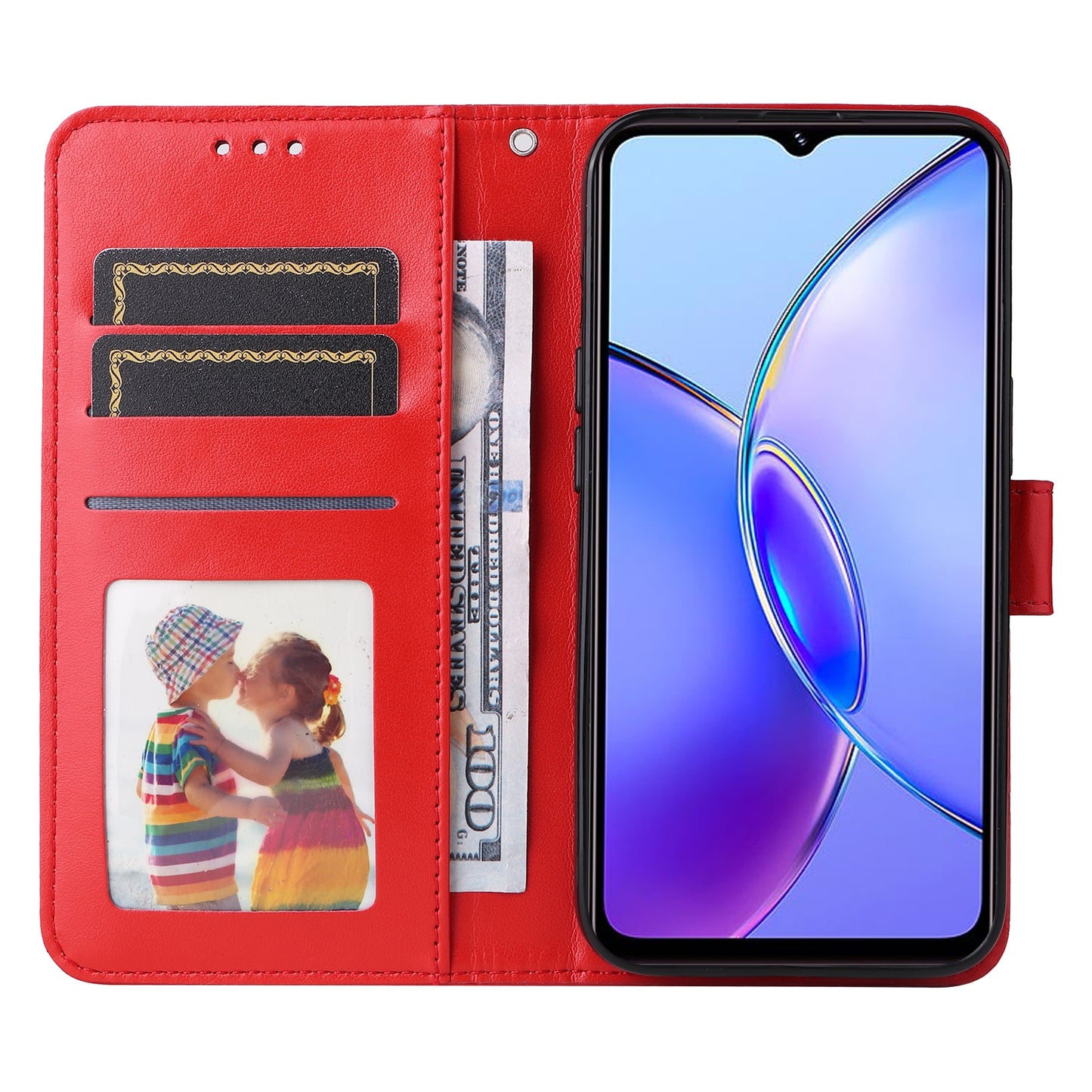 For vivo Y17s Sunflower Embossed Leather Wallet Phone Case with Kickstand and Card Holder
