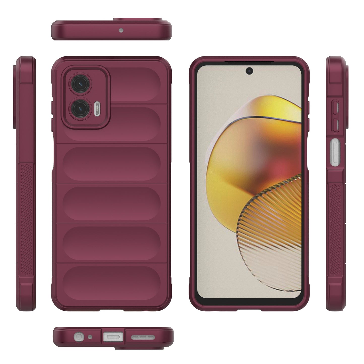 Motorola Moto G73 5G Magic Shield TPU + Flannel Phone Case - Stylish, Durable, and Lightweight Protection